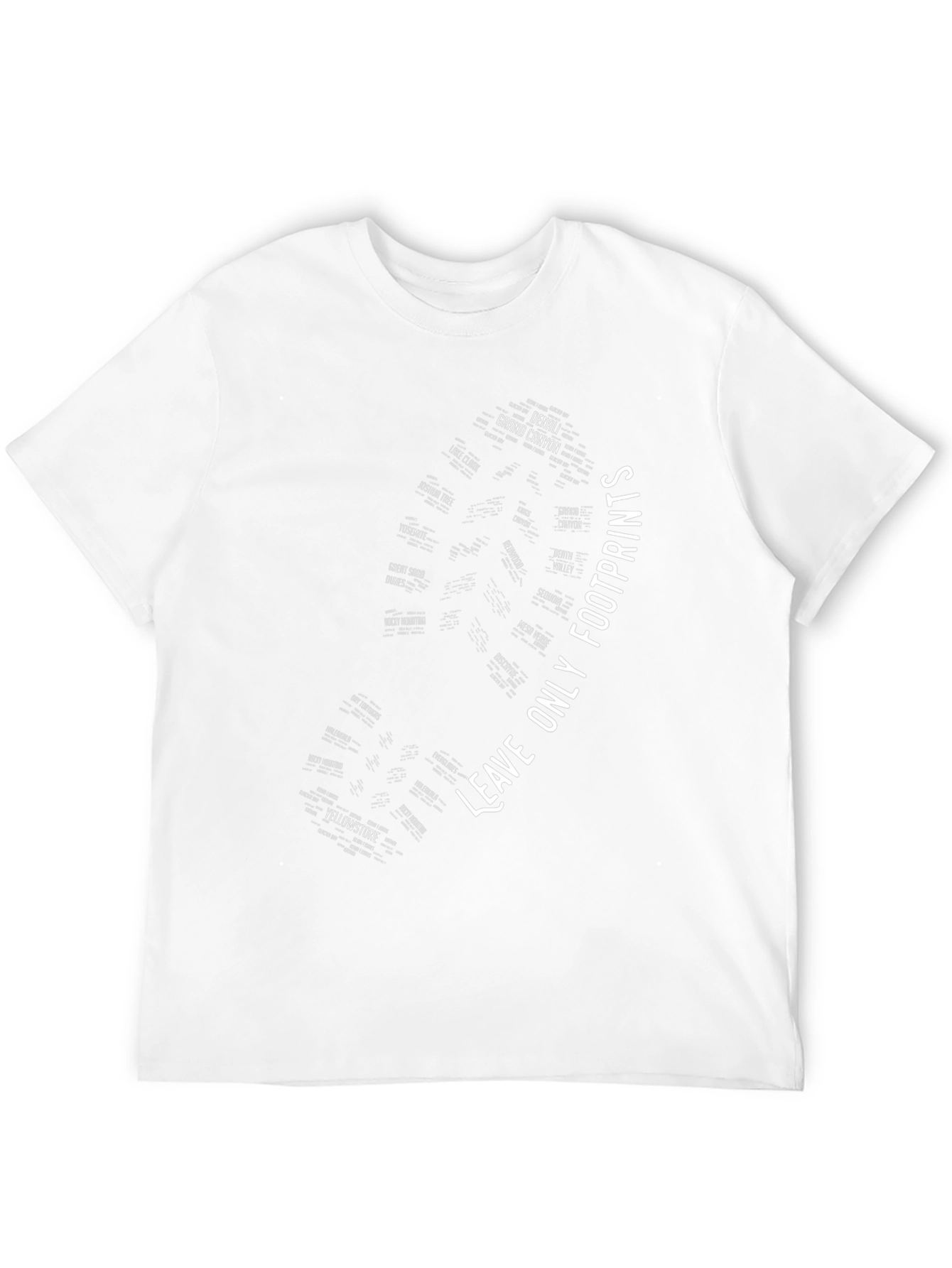 National Park Footprint Graphic Tee