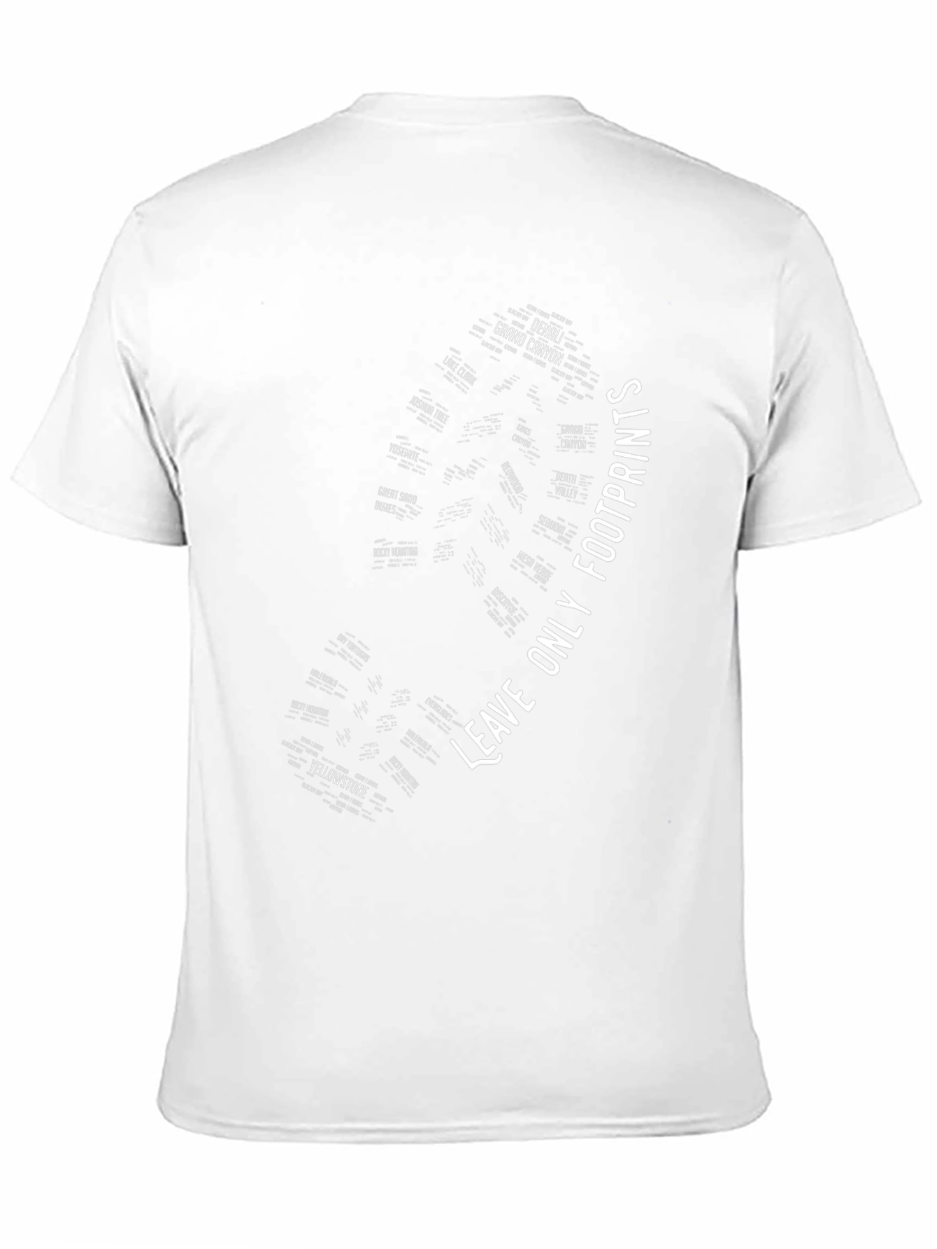 National Park Footprint Graphic Tee