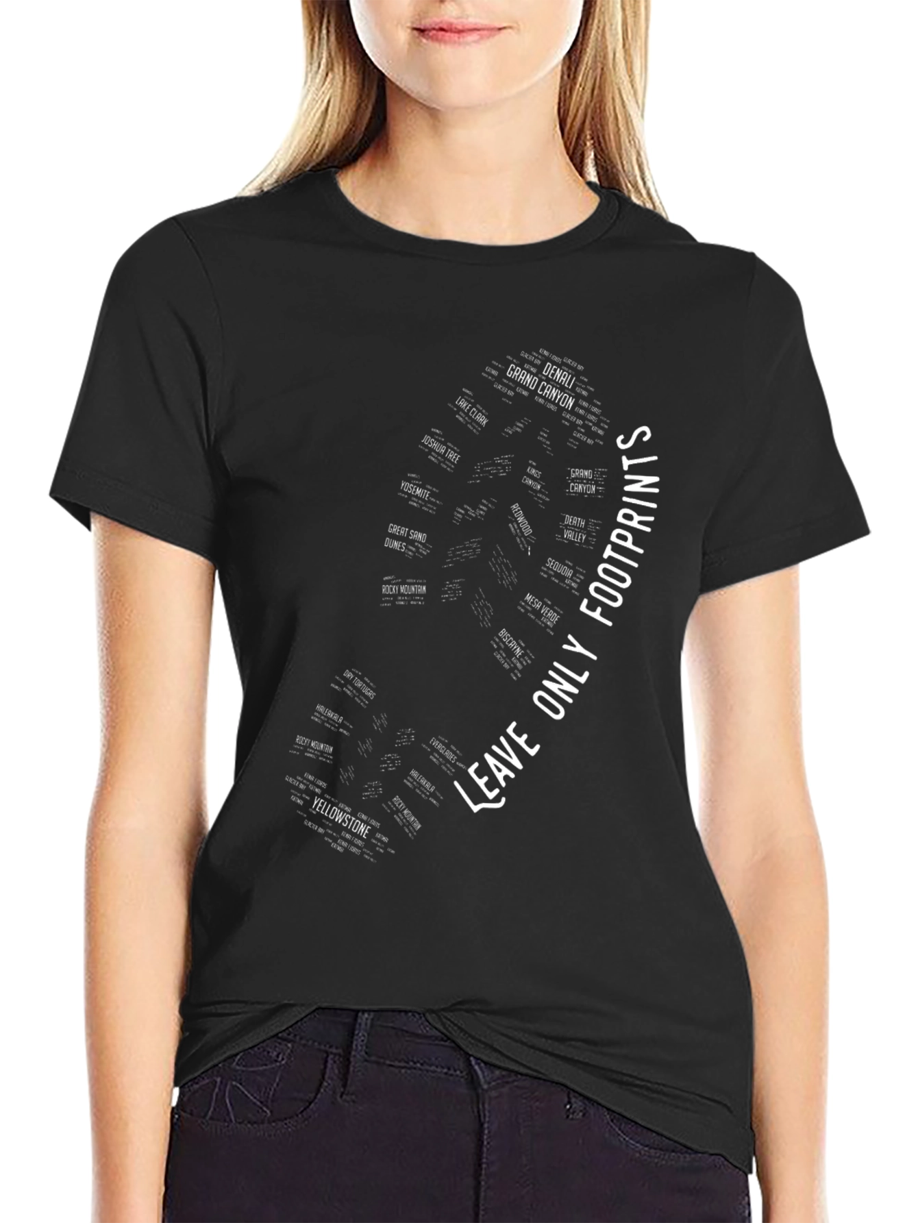 National Park Footprint Graphic Tee