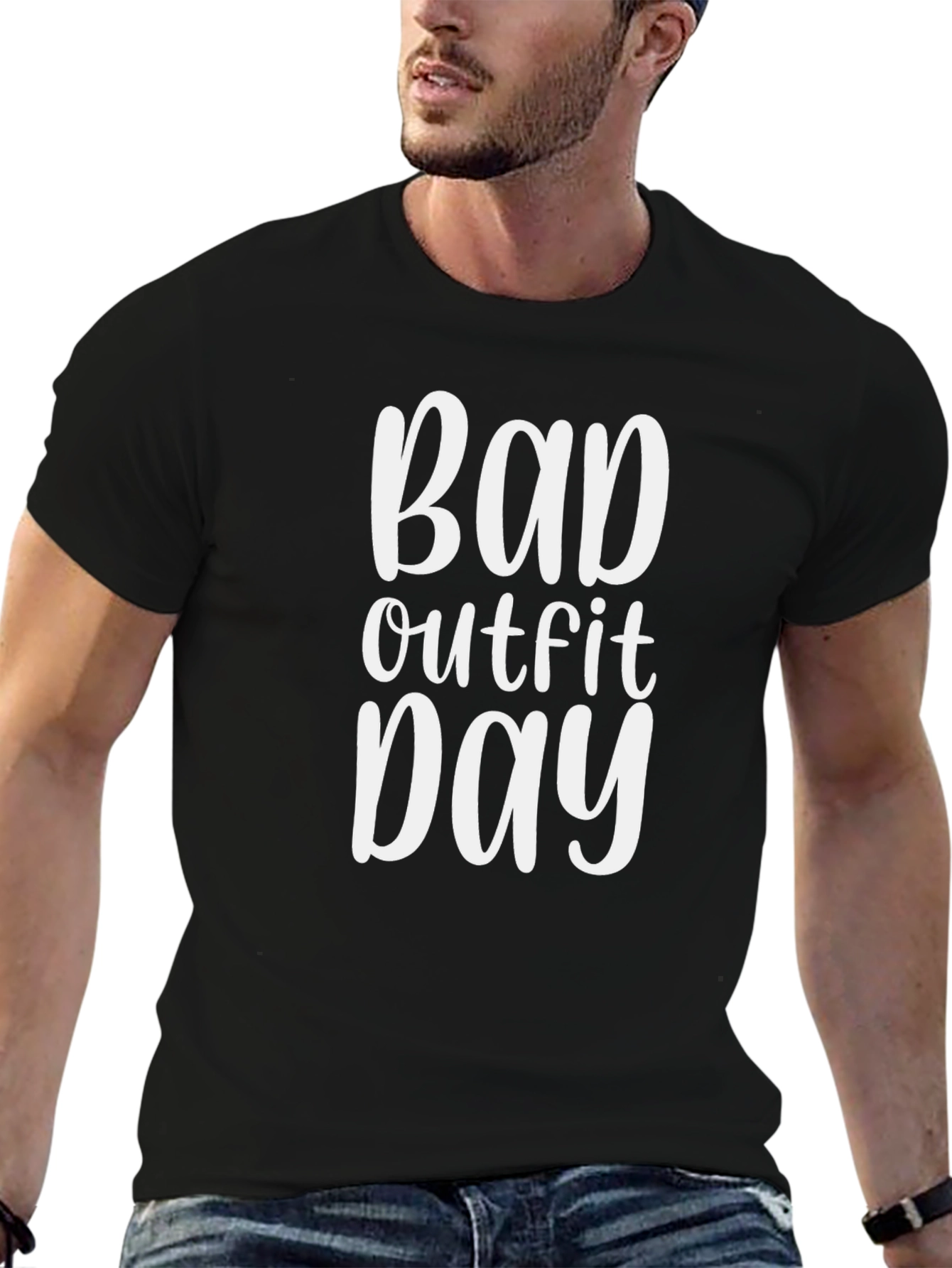 Bad Outfit Day T-Shirt - Funny Graphic Tee