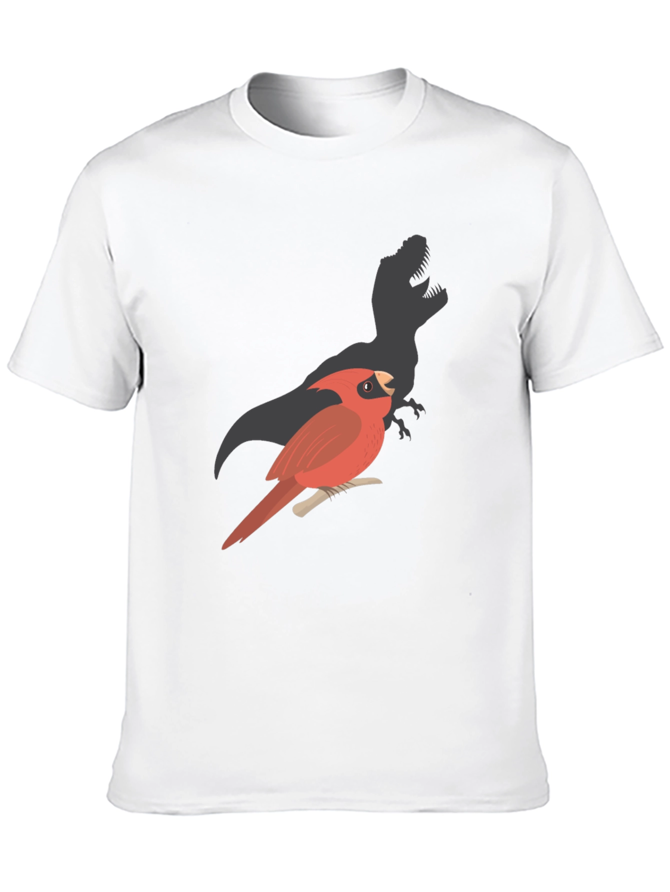 Cardinal Dinosaur Shadow T-Shirt
