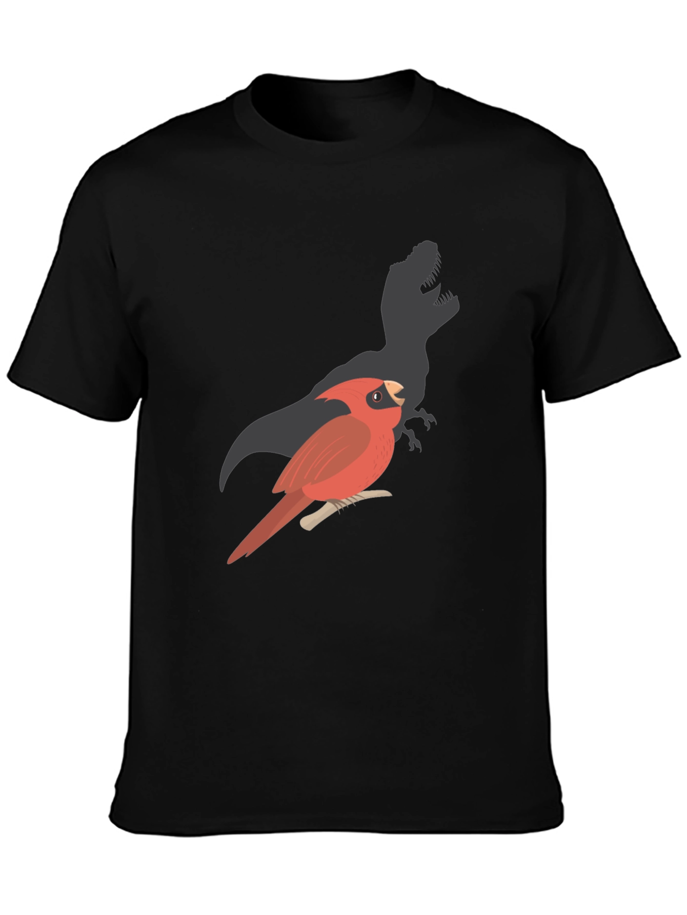 Cardinal Dinosaur Shadow T-Shirt
