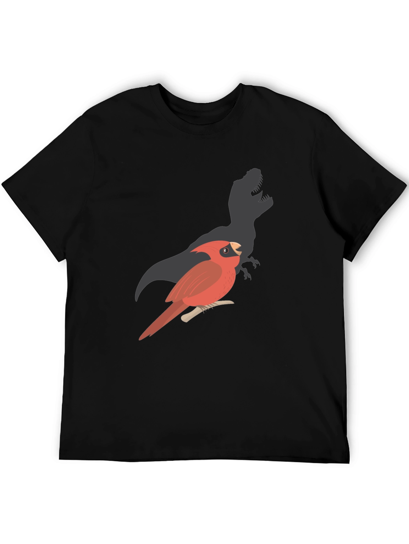 Cardinal Dinosaur Shadow T-Shirt