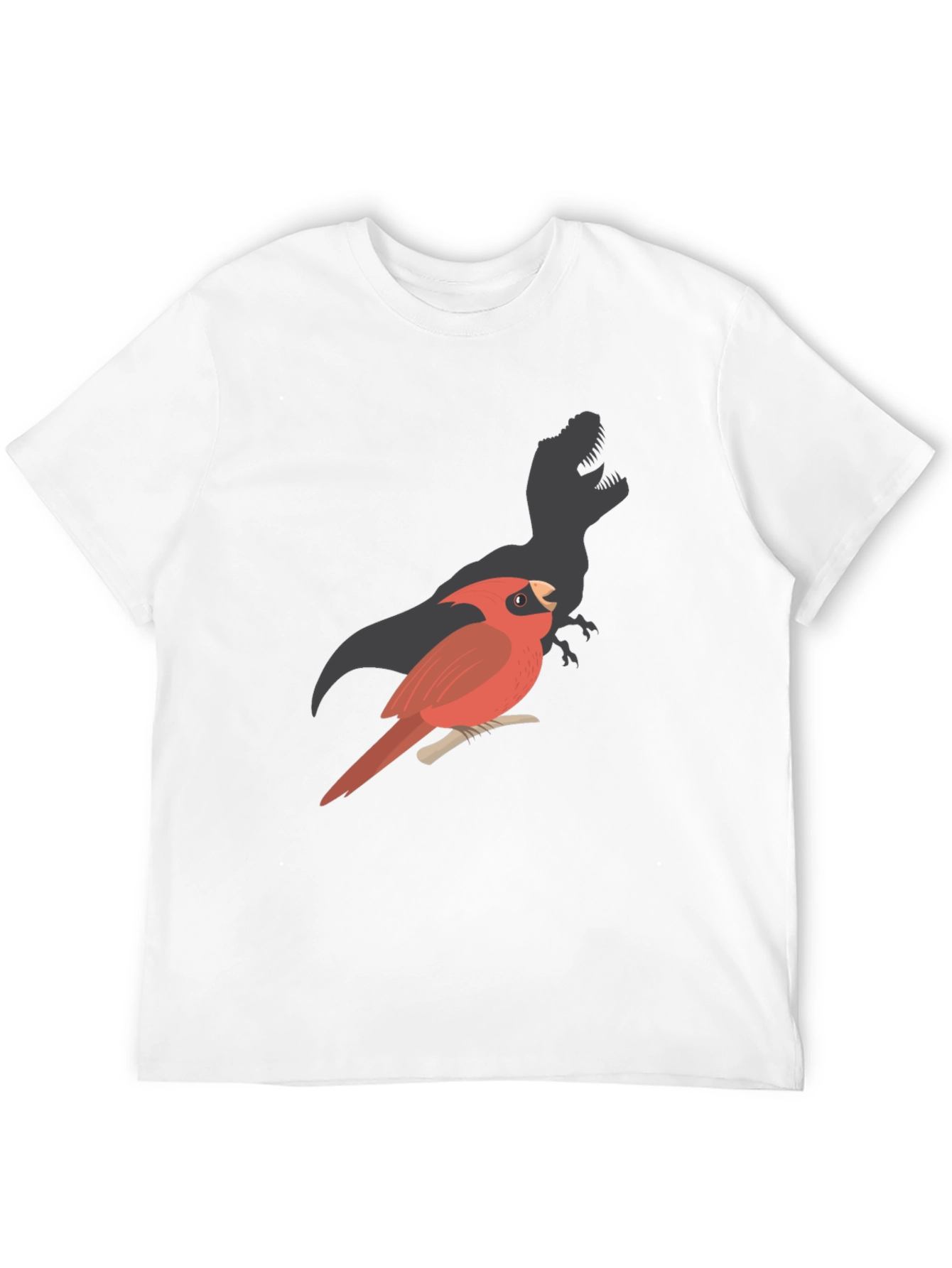 Cardinal Dinosaur Shadow T-Shirt