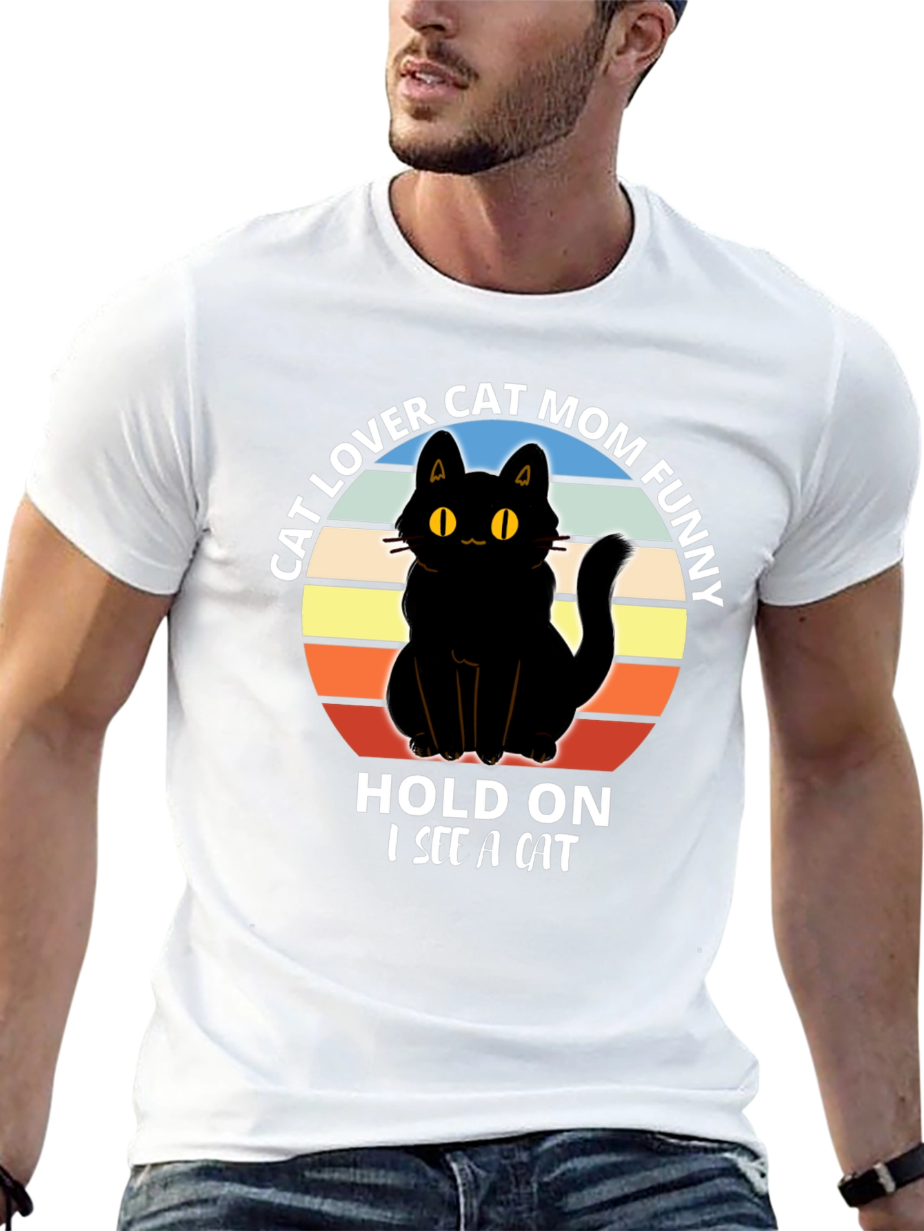 Cat Lover Mom Funny T-Shirt