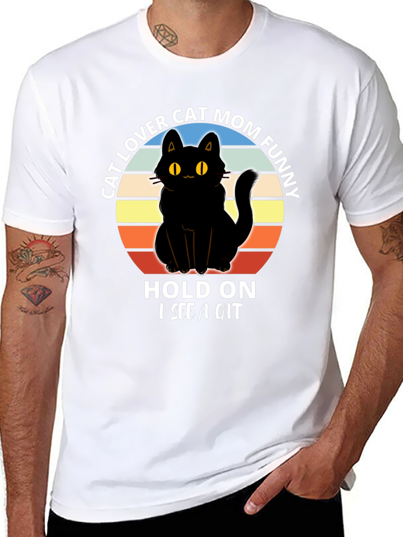 Cat Lover Mom Funny T-Shirt