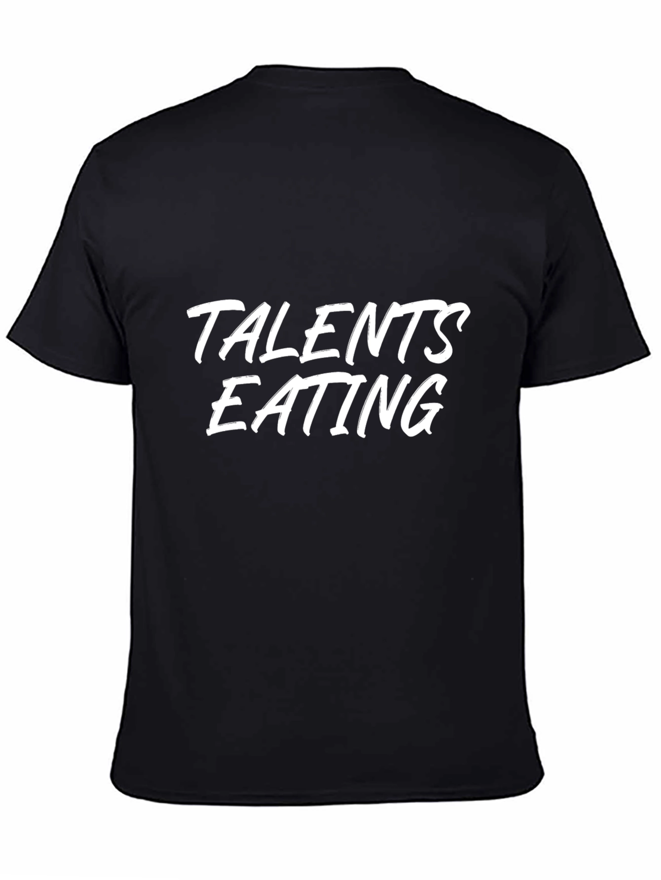 Talents Eating Graphic Tee - Mens Black T-Shirt