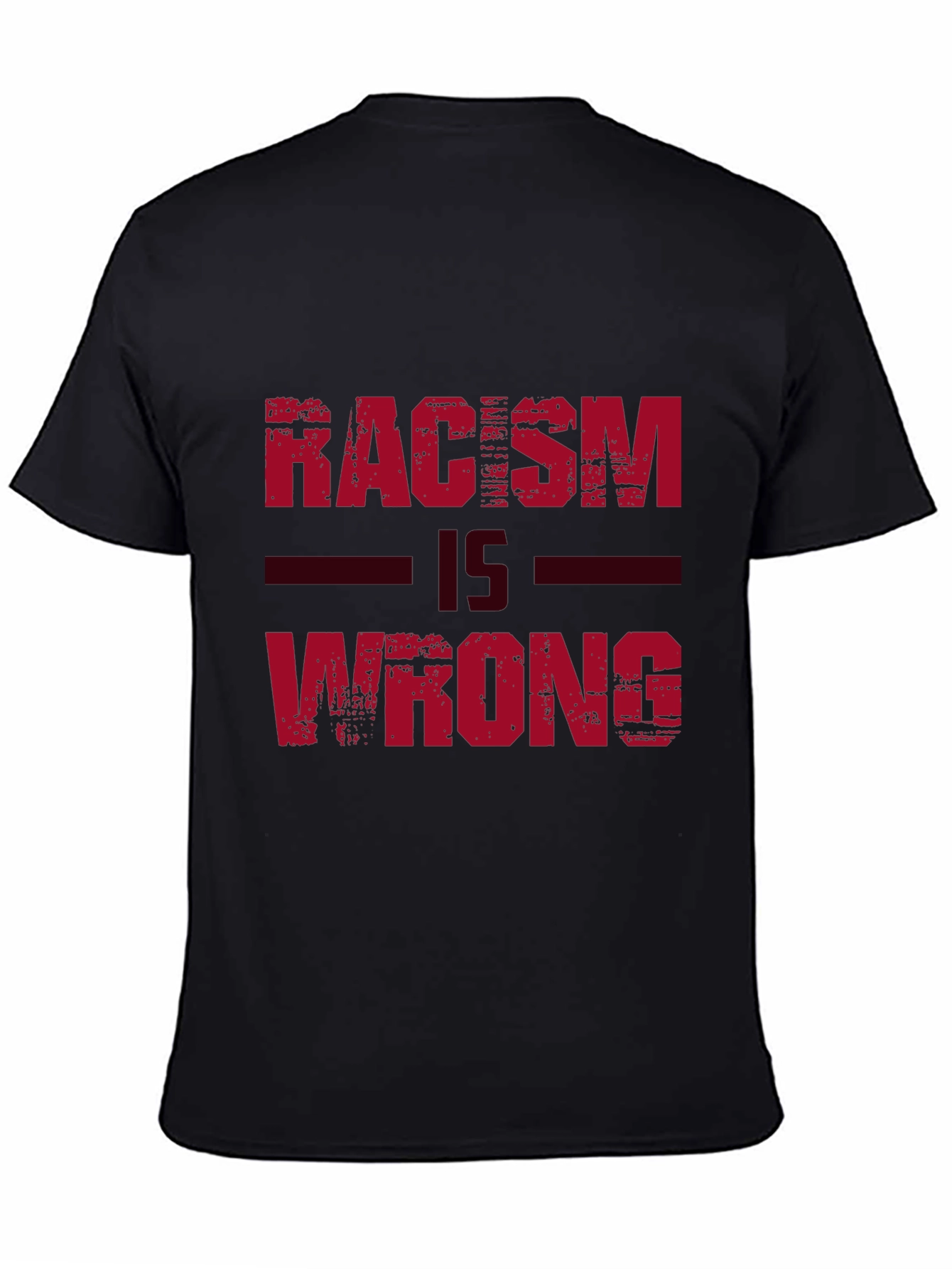 Racism Is Wrong Graphic Tee