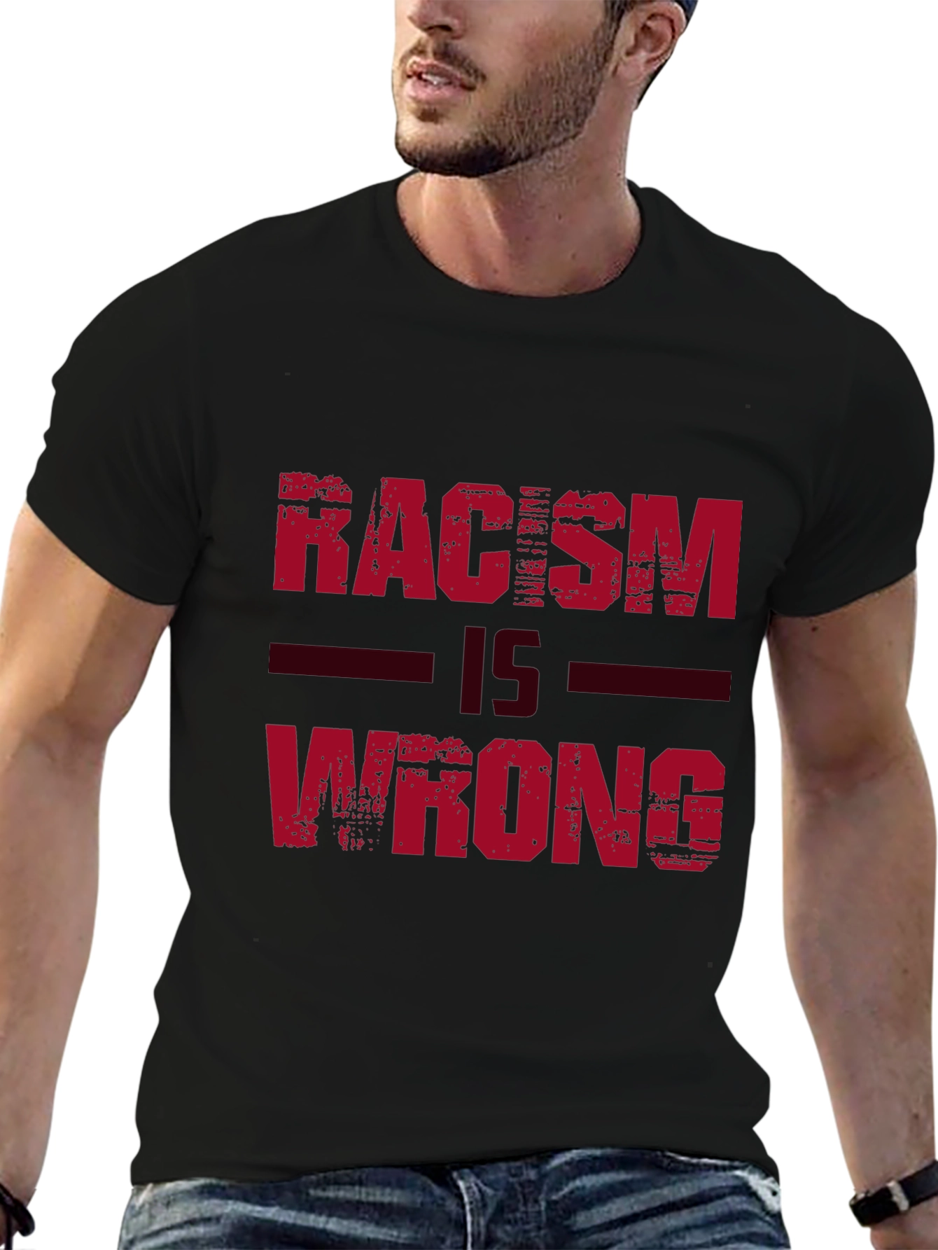 Racism Is Wrong Graphic Tee
