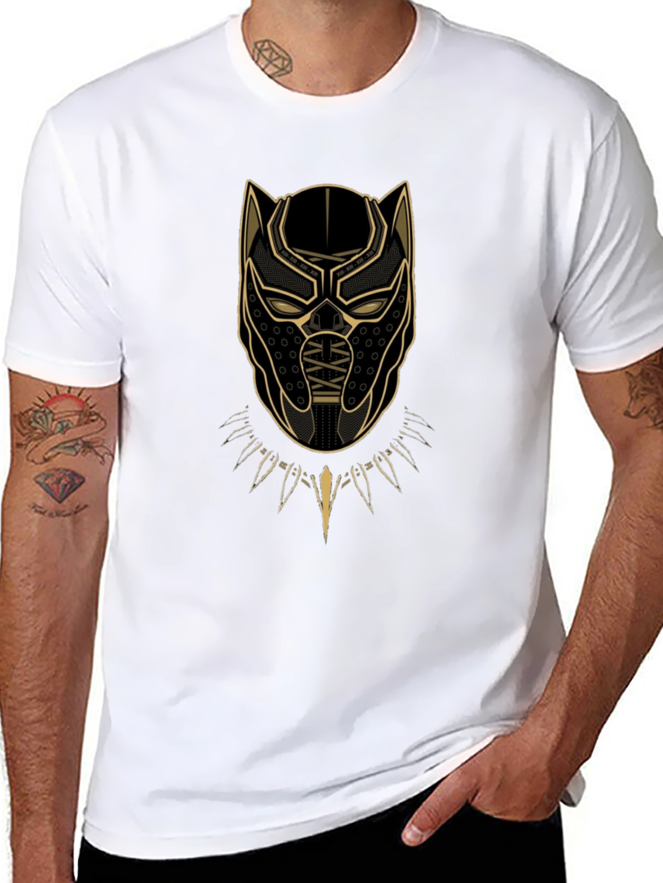 Black Panther Graphic Tee - Wakanda Forever