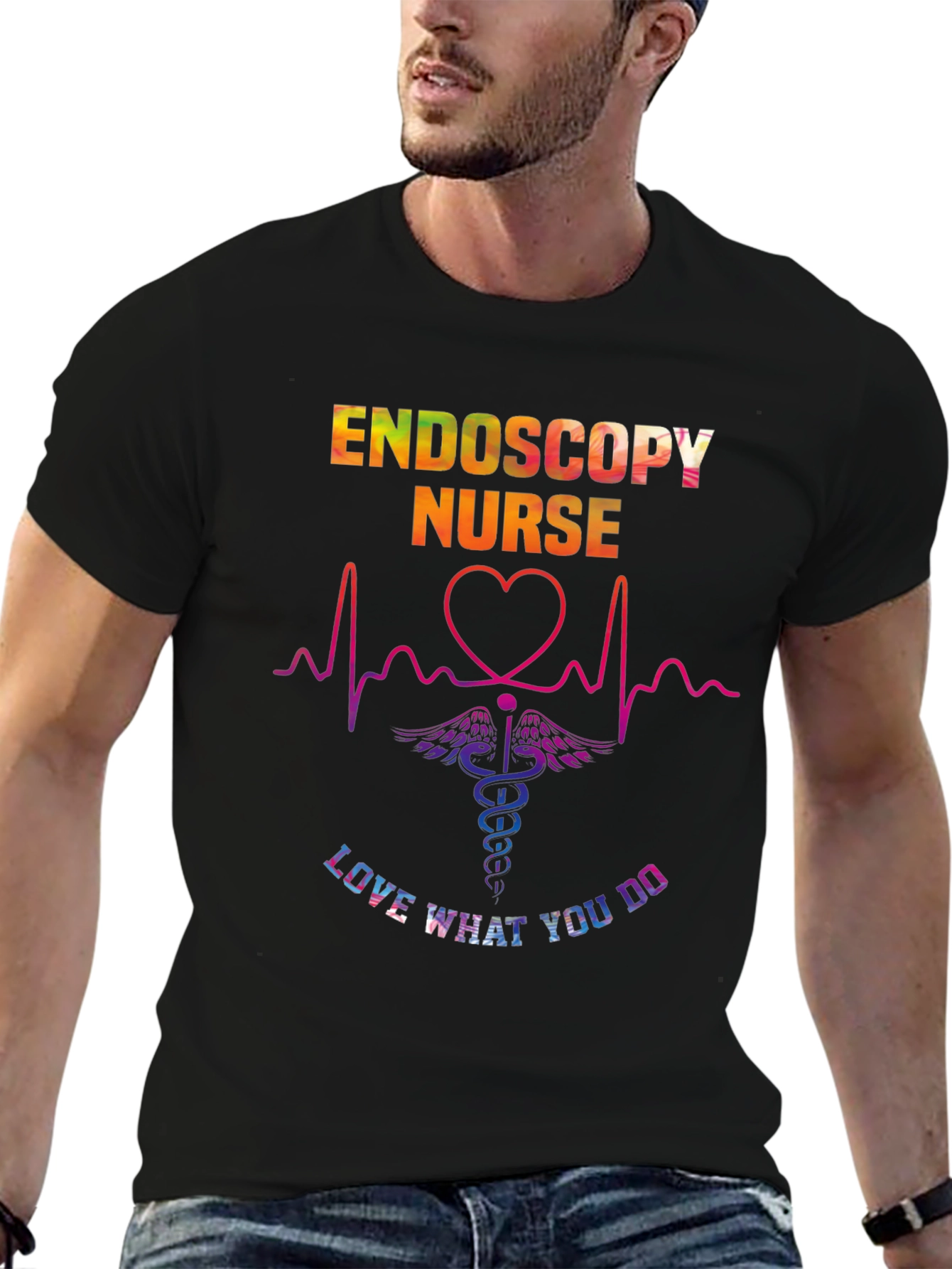Endoscopy Nurse Graphic T-Shirt