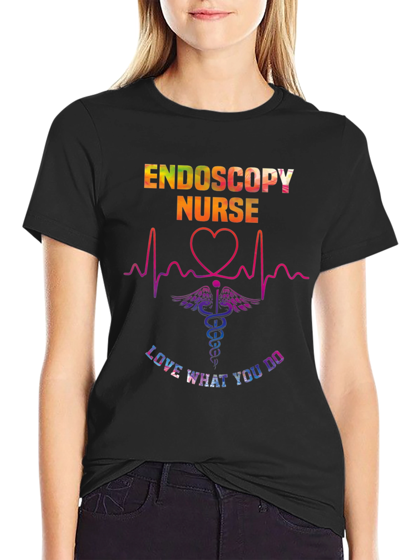 Endoscopy Nurse Graphic T-Shirt