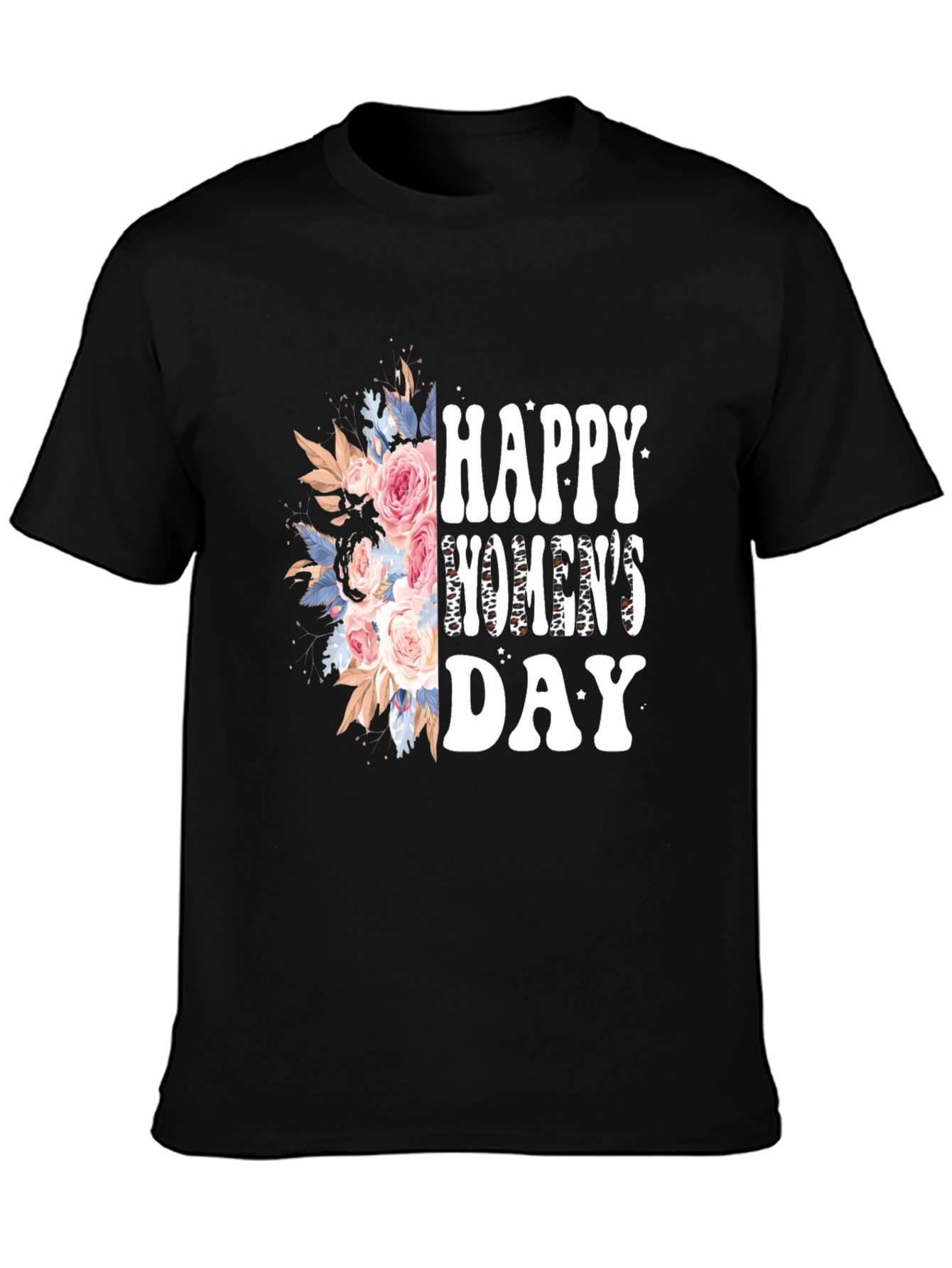 Happy Womens Day Floral Graphic Tee