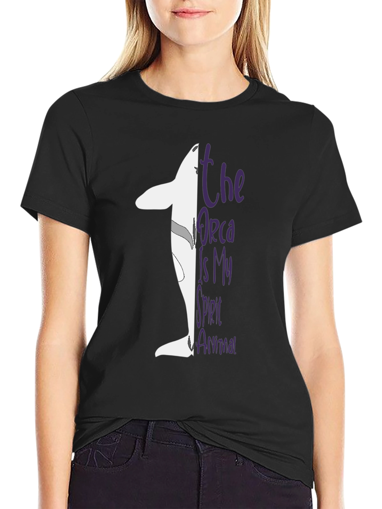 Orca Spirit Animal Graphic Tee