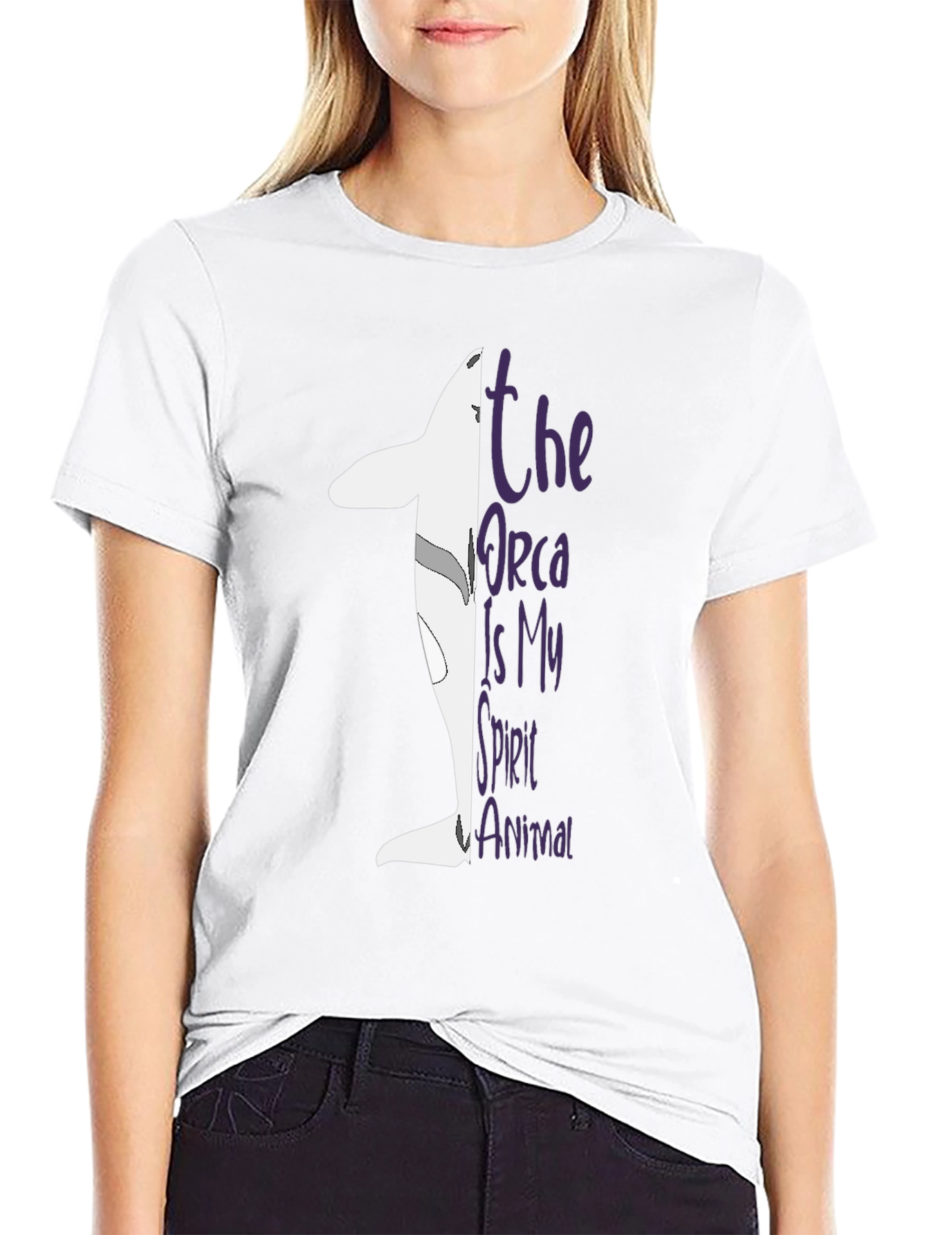 Orca Spirit Animal Graphic Tee
