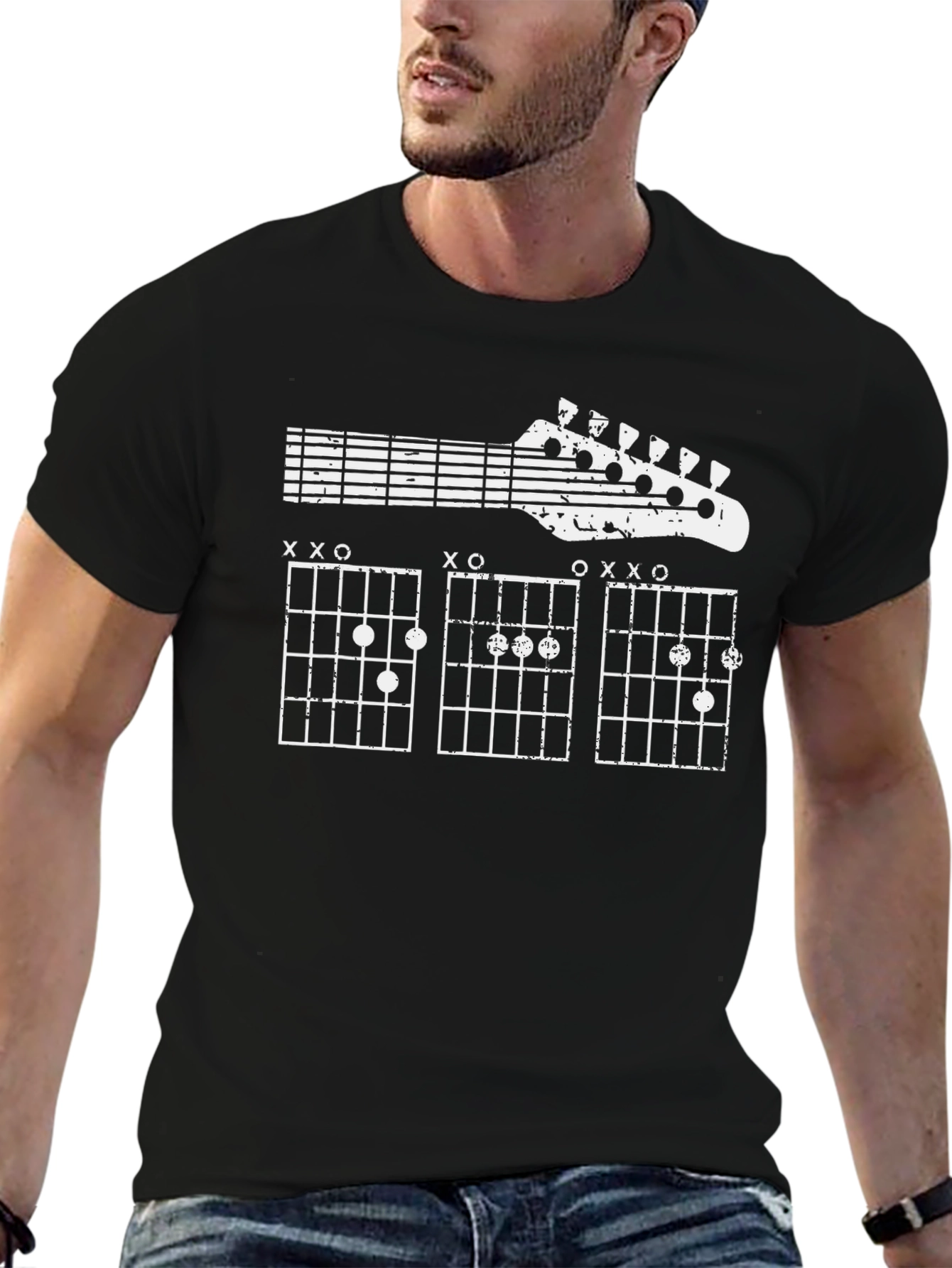 Guitar Chord T-Shirt - Musicians Graphic Tee