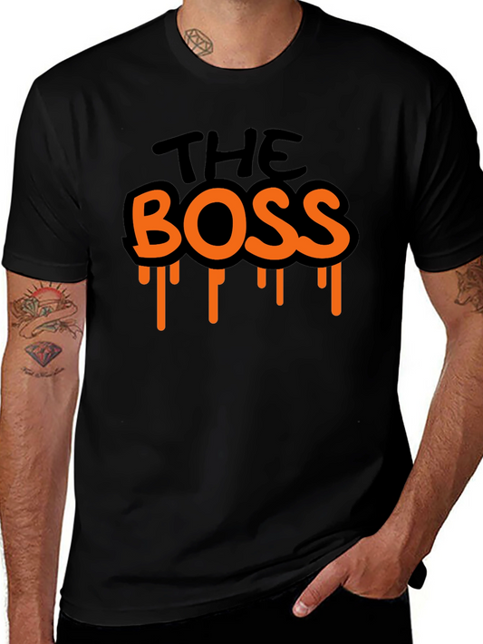 The Boss T-Shirt Black Graphic Tee
