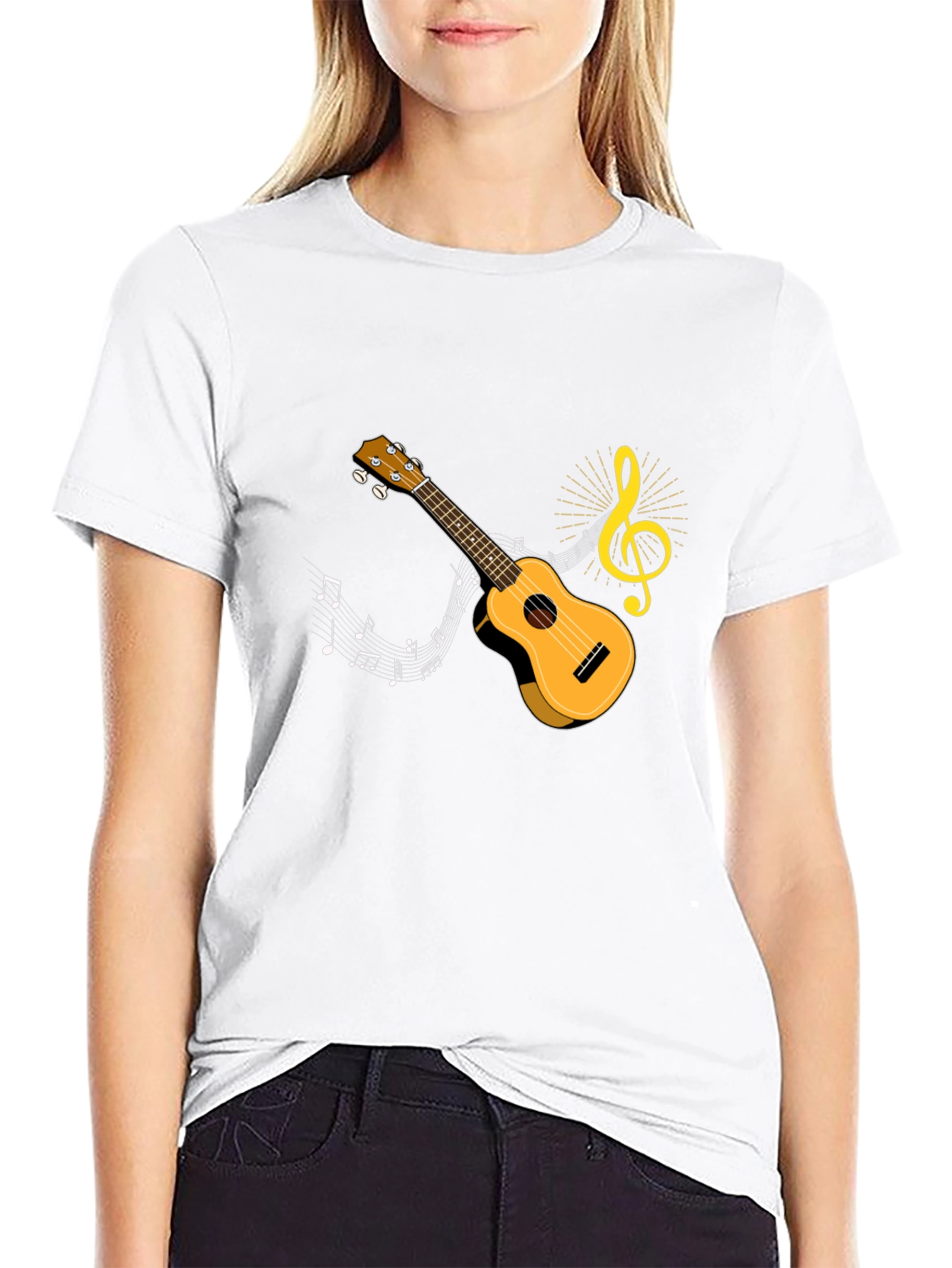 Musical Ukulele Graphic T-Shirt