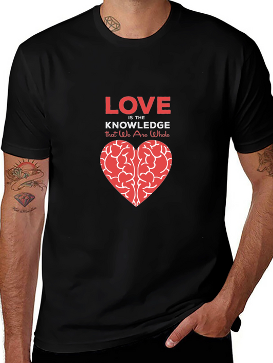 Love is Knowledge Graphic Tee - Black