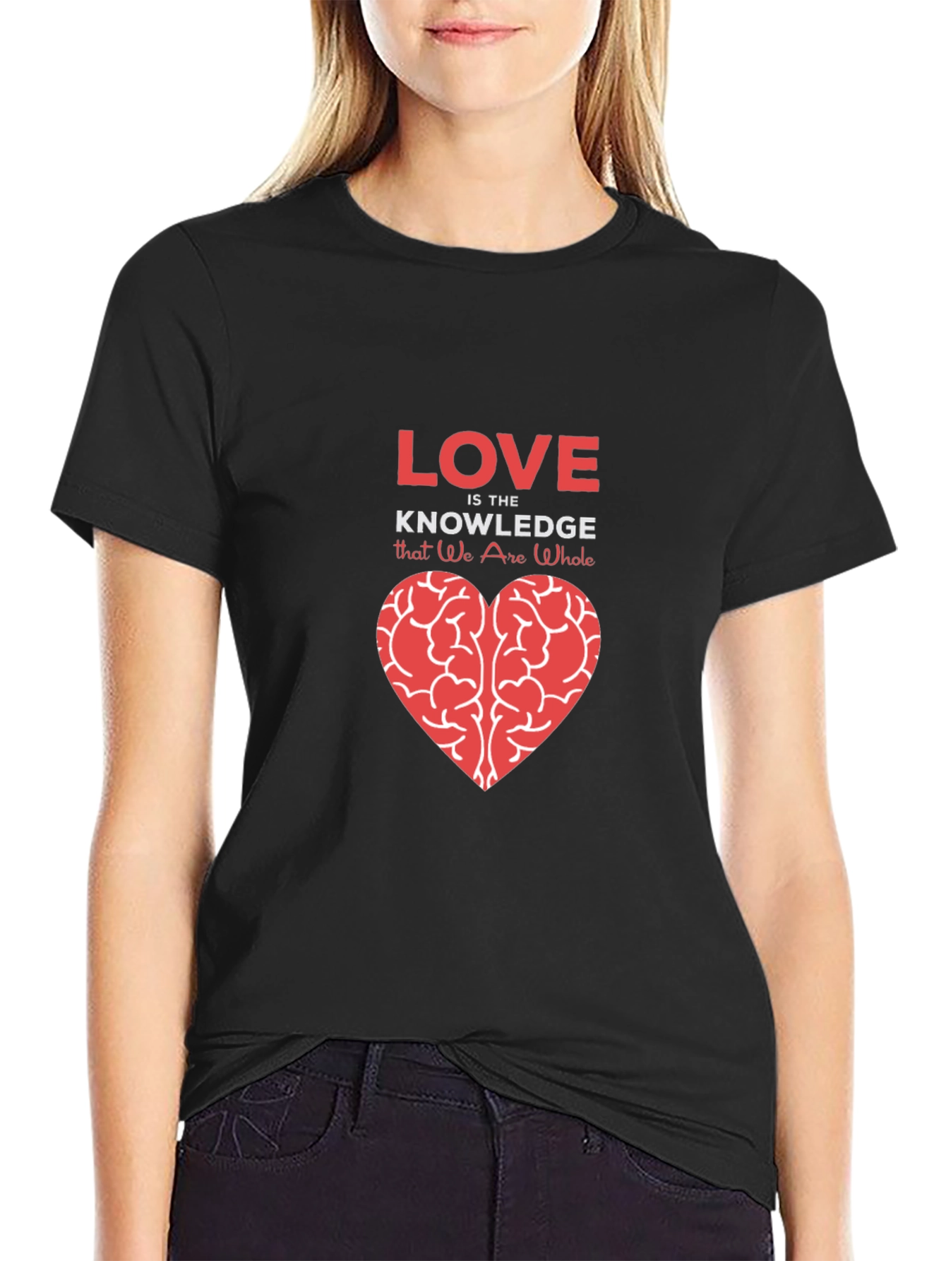 Love is Knowledge Graphic Tee - Black