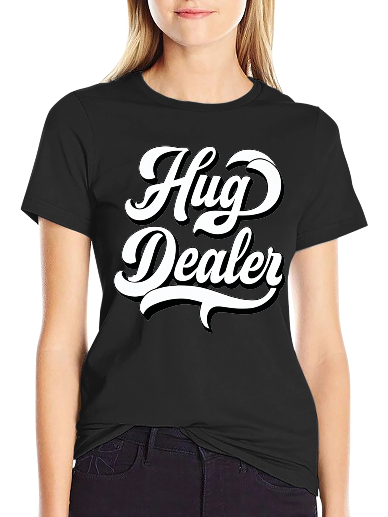 Hug Dealer Graphic T-Shirt - Soft Cotton Blend