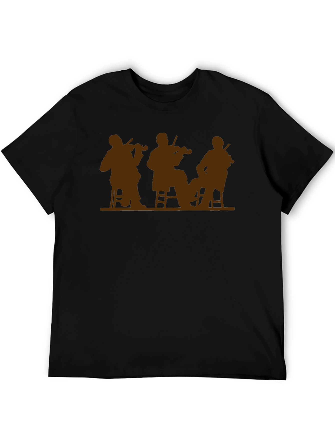 Musician Silhouette T-Shirt - Classic Black Tee