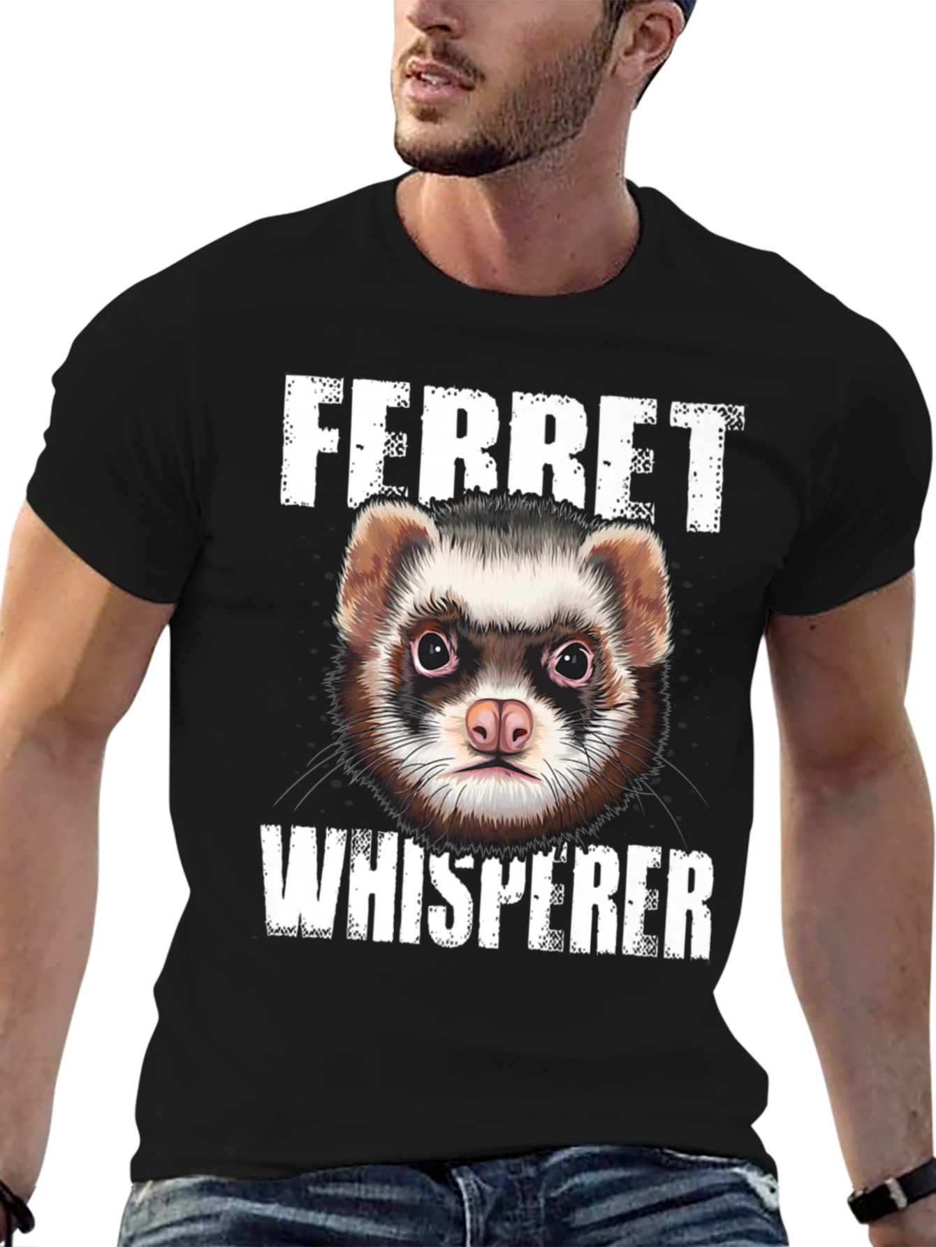Ferret Whisperer Graphic T-Shirt