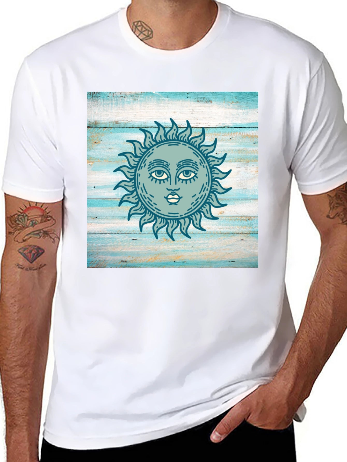Sun Graphic Print T-Shirt