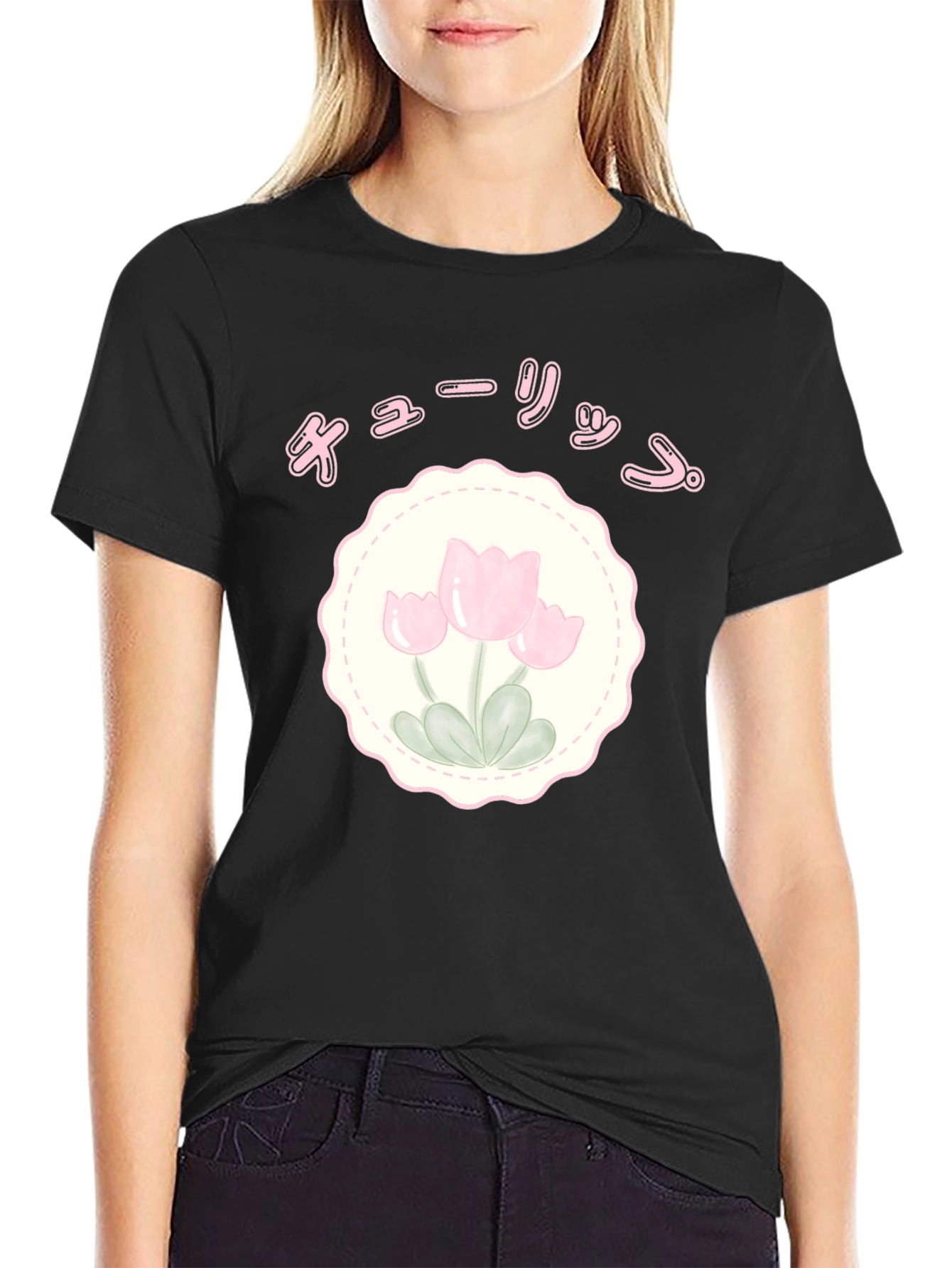 Tulip Flower Graphic Tee