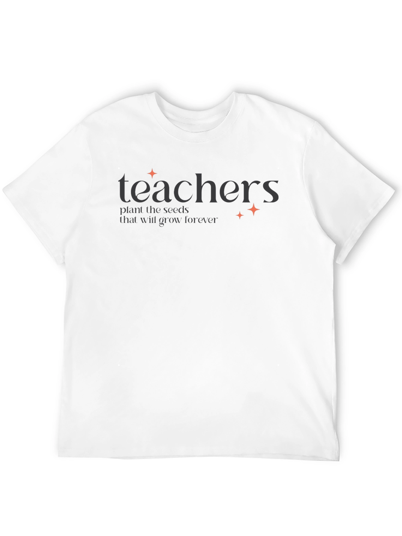 Teachers Plant Seeds Black Graphic Tee