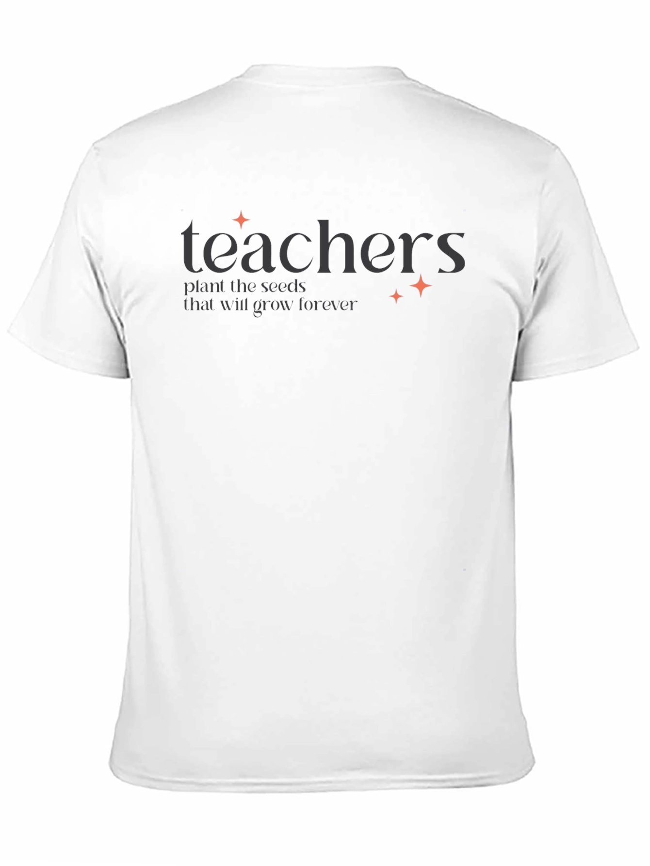 Teachers Plant Seeds Black Graphic Tee