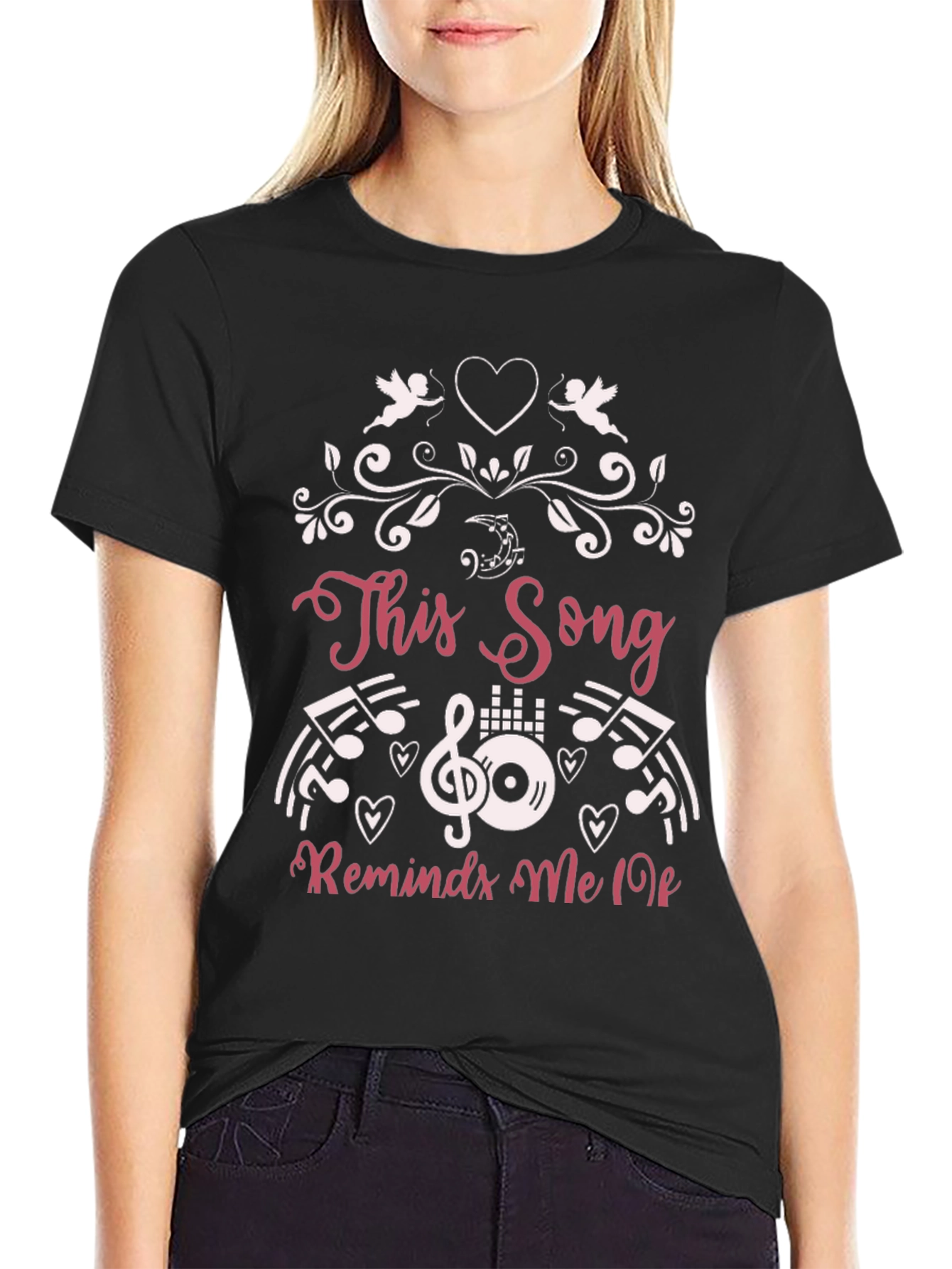 Music Lovers Tee: This Song Graphic Print