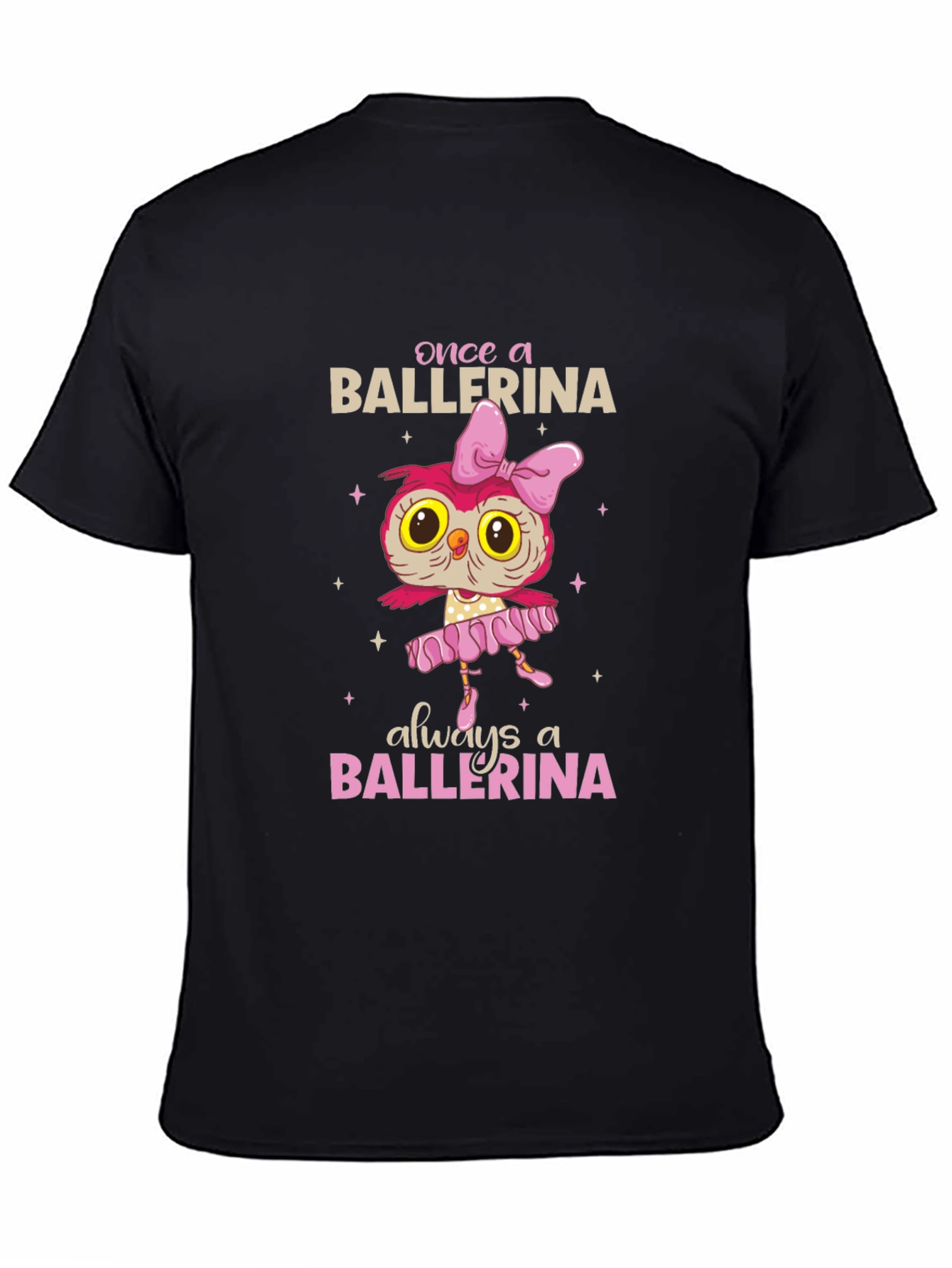 Ballerina Owl Graphic T-Shirt