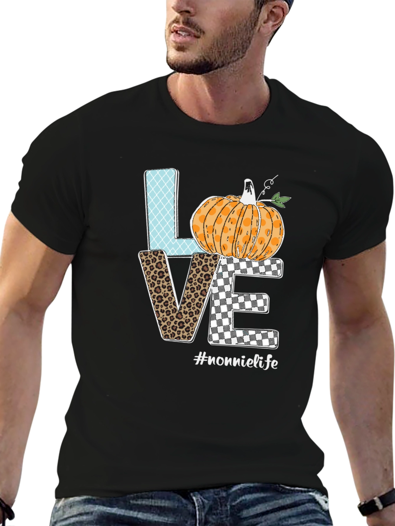 LOVE Nonnie Life Pumpkin Graphic Tee