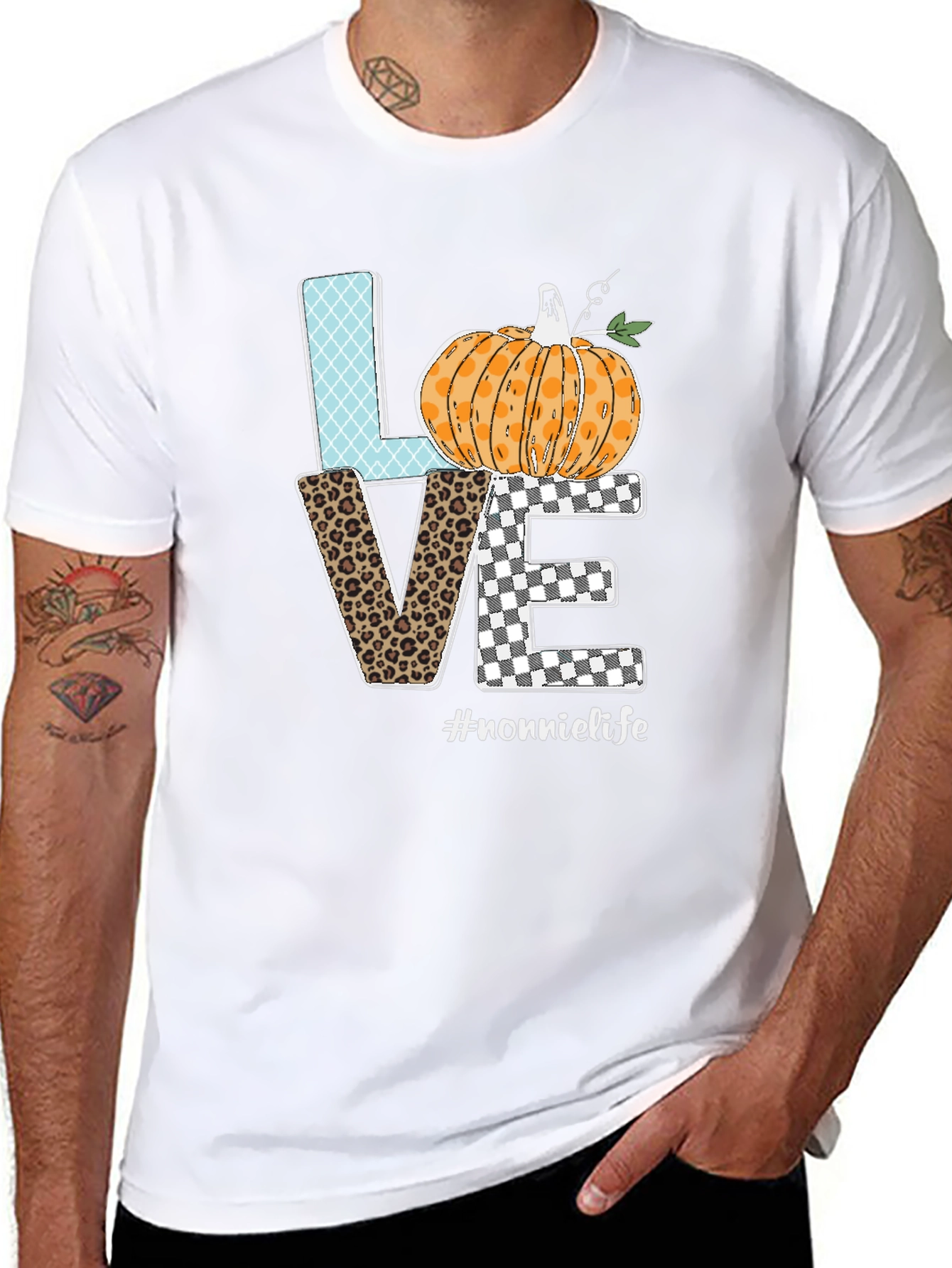 LOVE Nonnie Life Pumpkin Graphic Tee