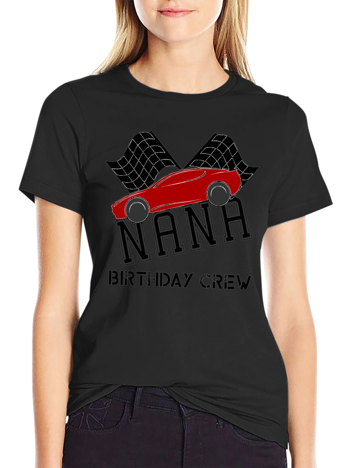 Nana Birthday Crew Racing Car T-Shirt