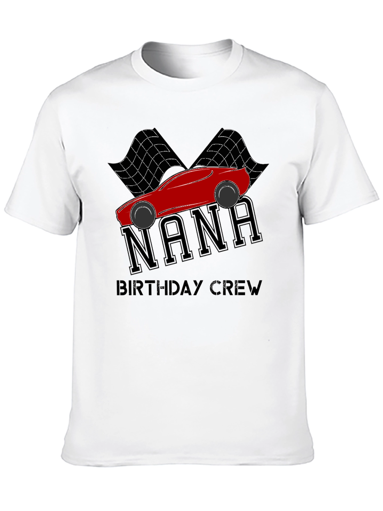 Nana Birthday Crew Racing Car T-Shirt