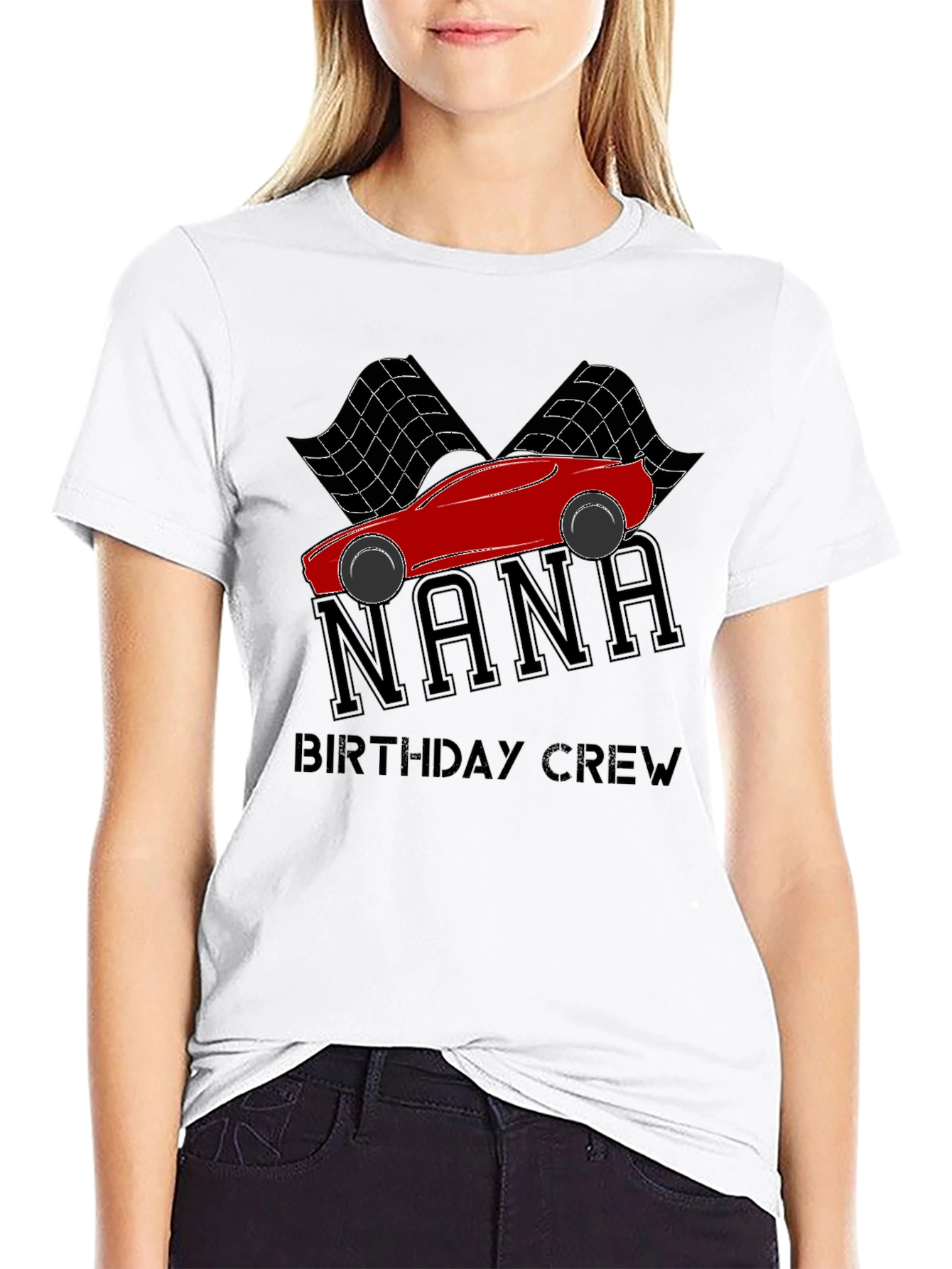 Nana Birthday Crew Racing Car T-Shirt