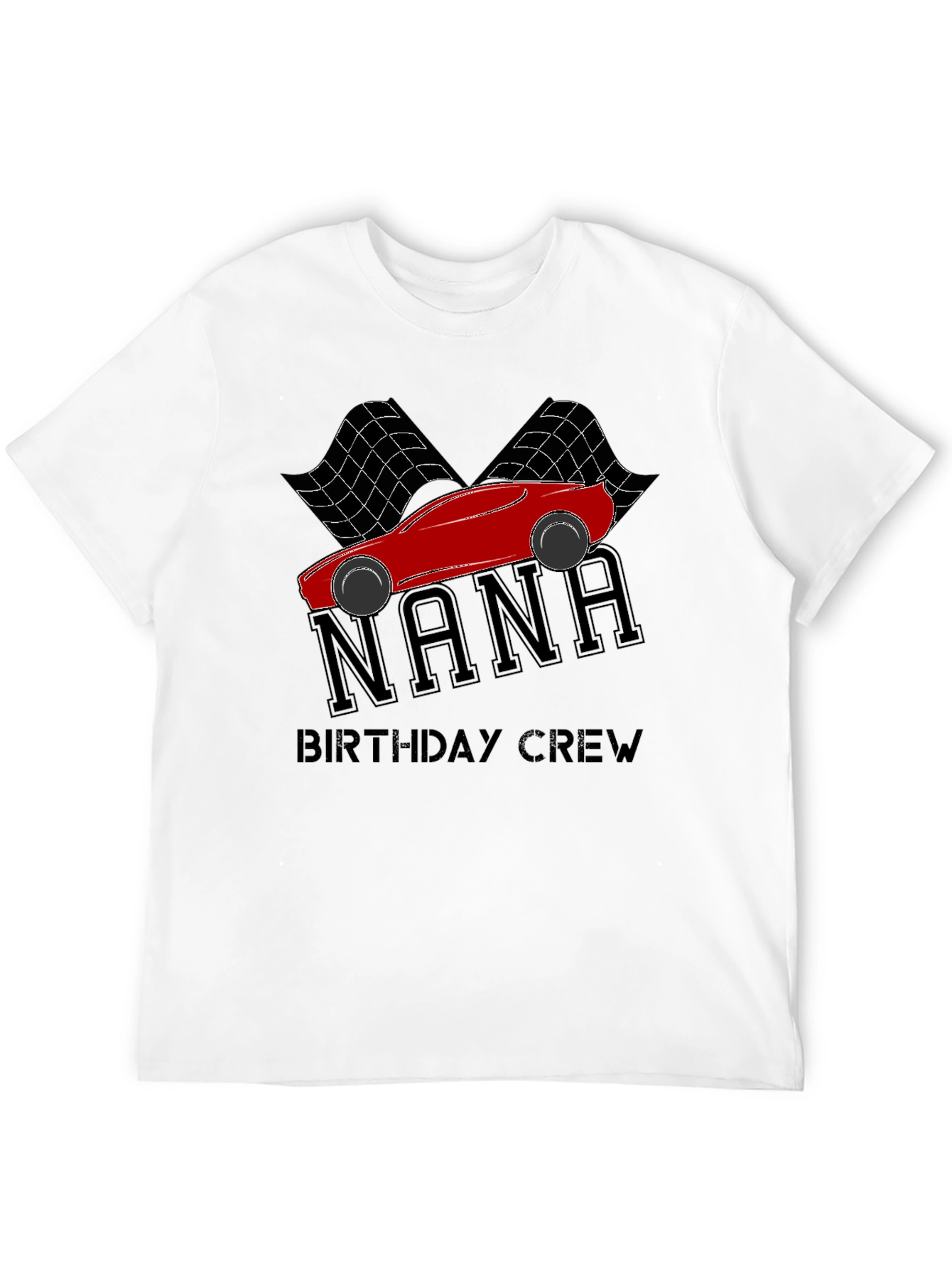 Nana Birthday Crew Racing Car T-Shirt