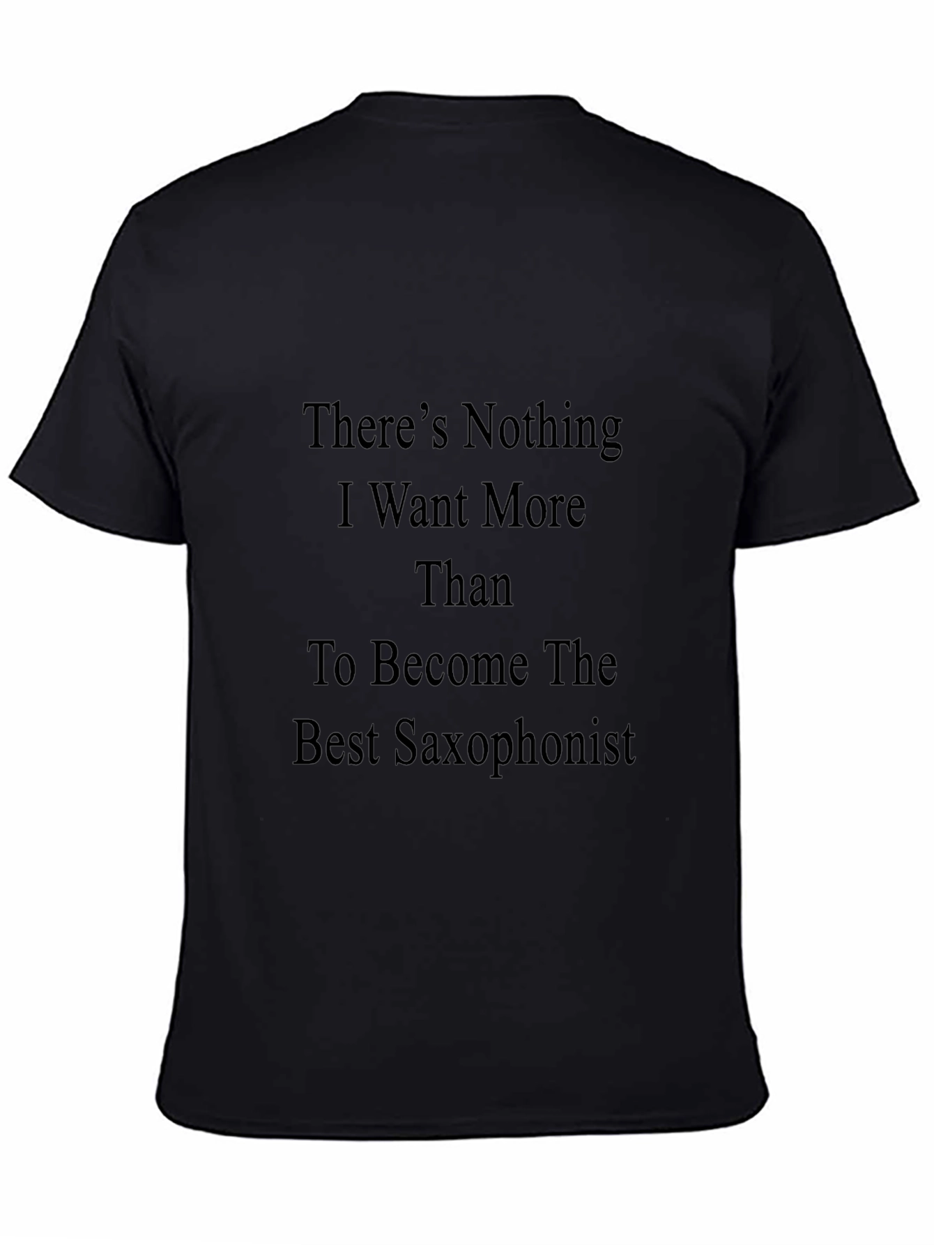 Saxophone Dreamer Black T-Shirt