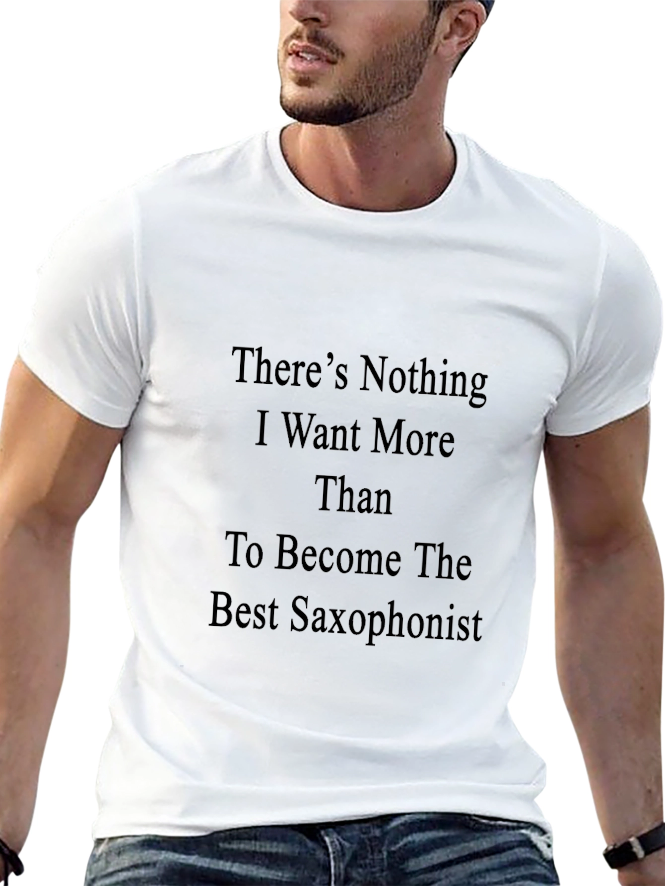 Saxophone Dreamer Black T-Shirt