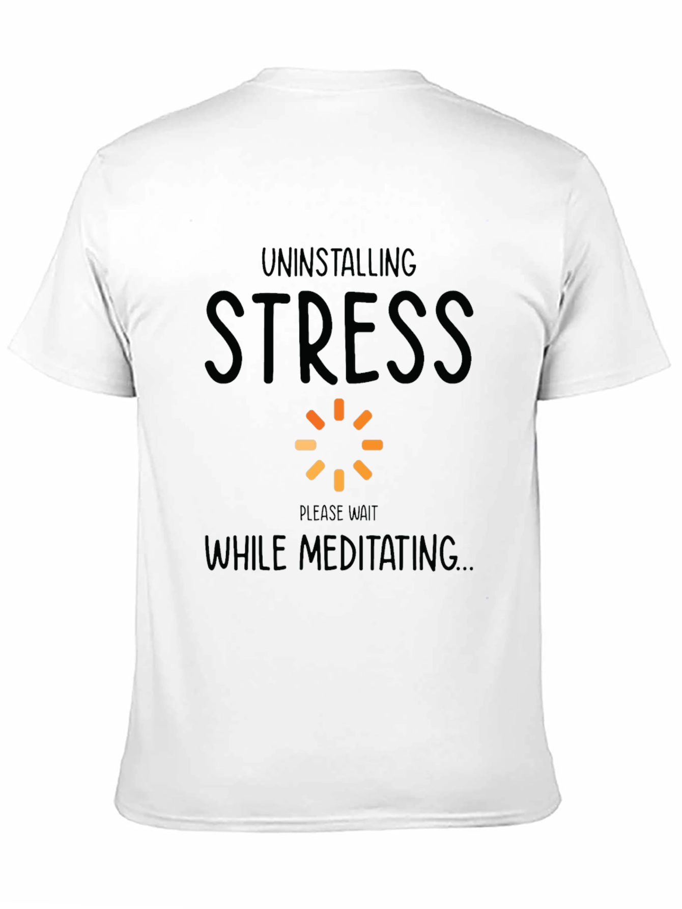 Uninstalling Stress Meditation T-Shirt