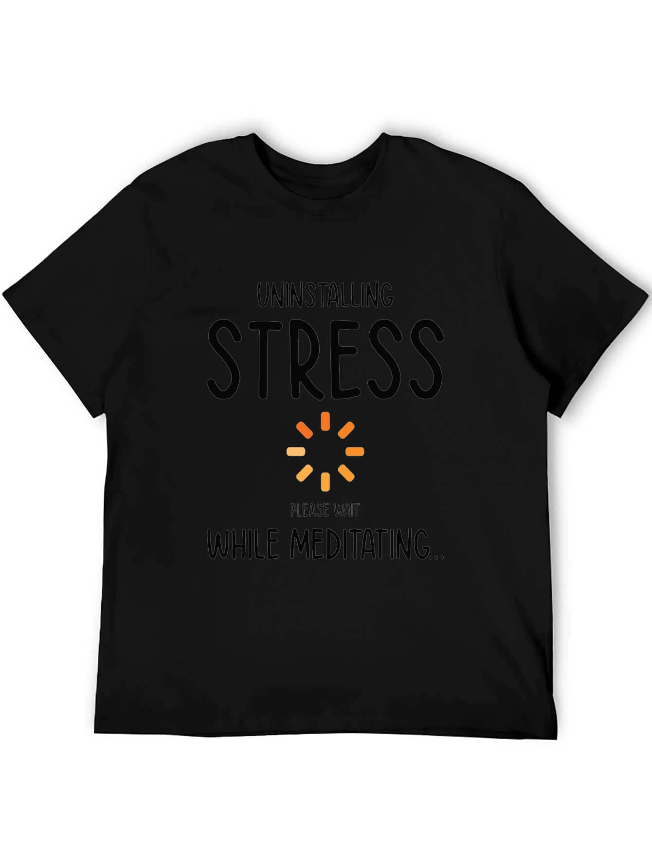 Uninstalling Stress Meditation T-Shirt
