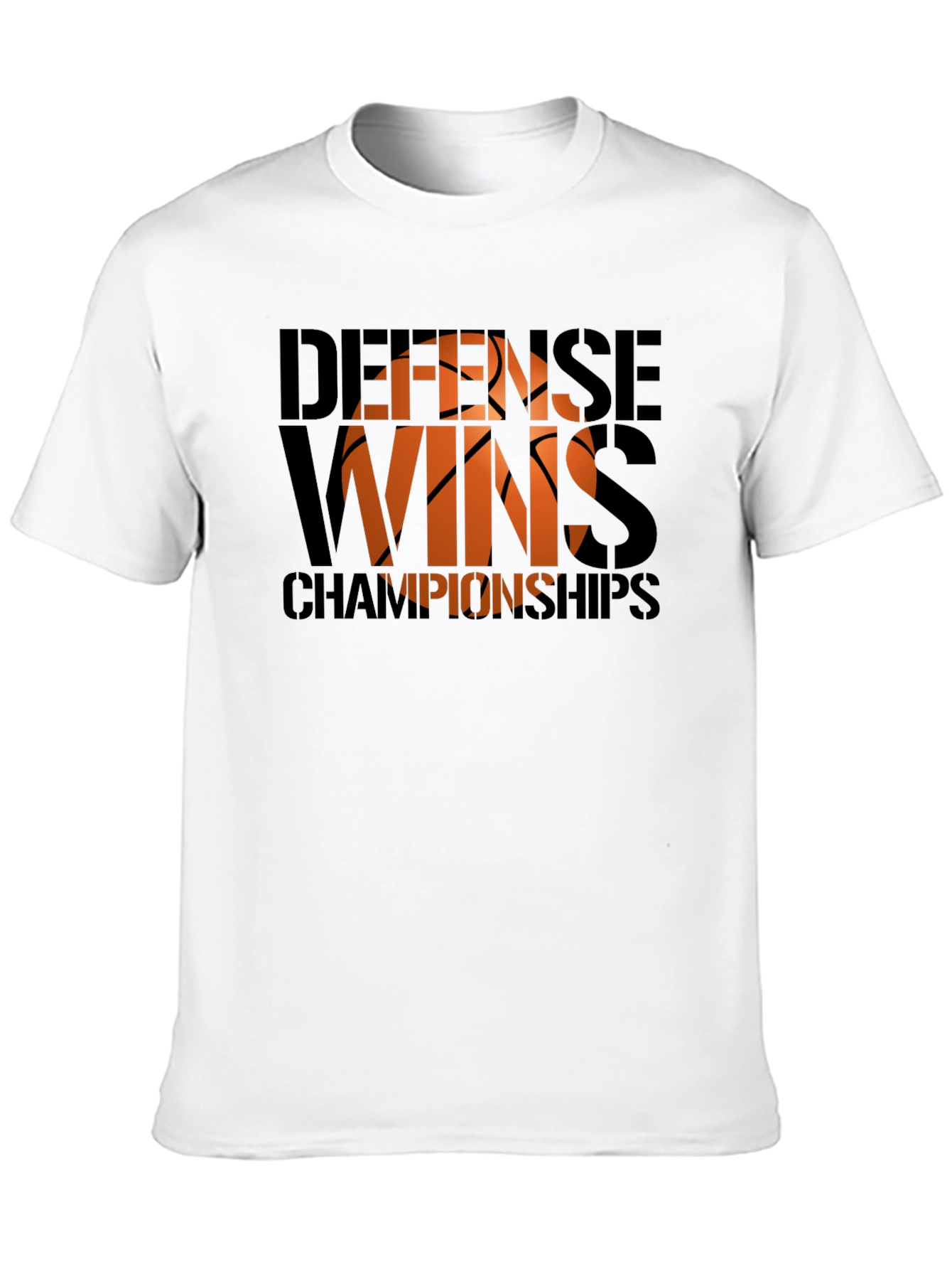 Defense Wins Championships Basketball Graphic Tee