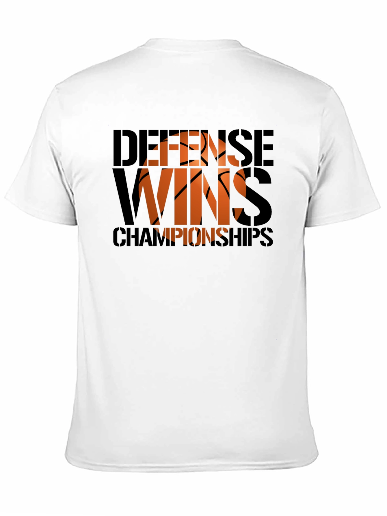Defense Wins Championships Basketball Graphic Tee