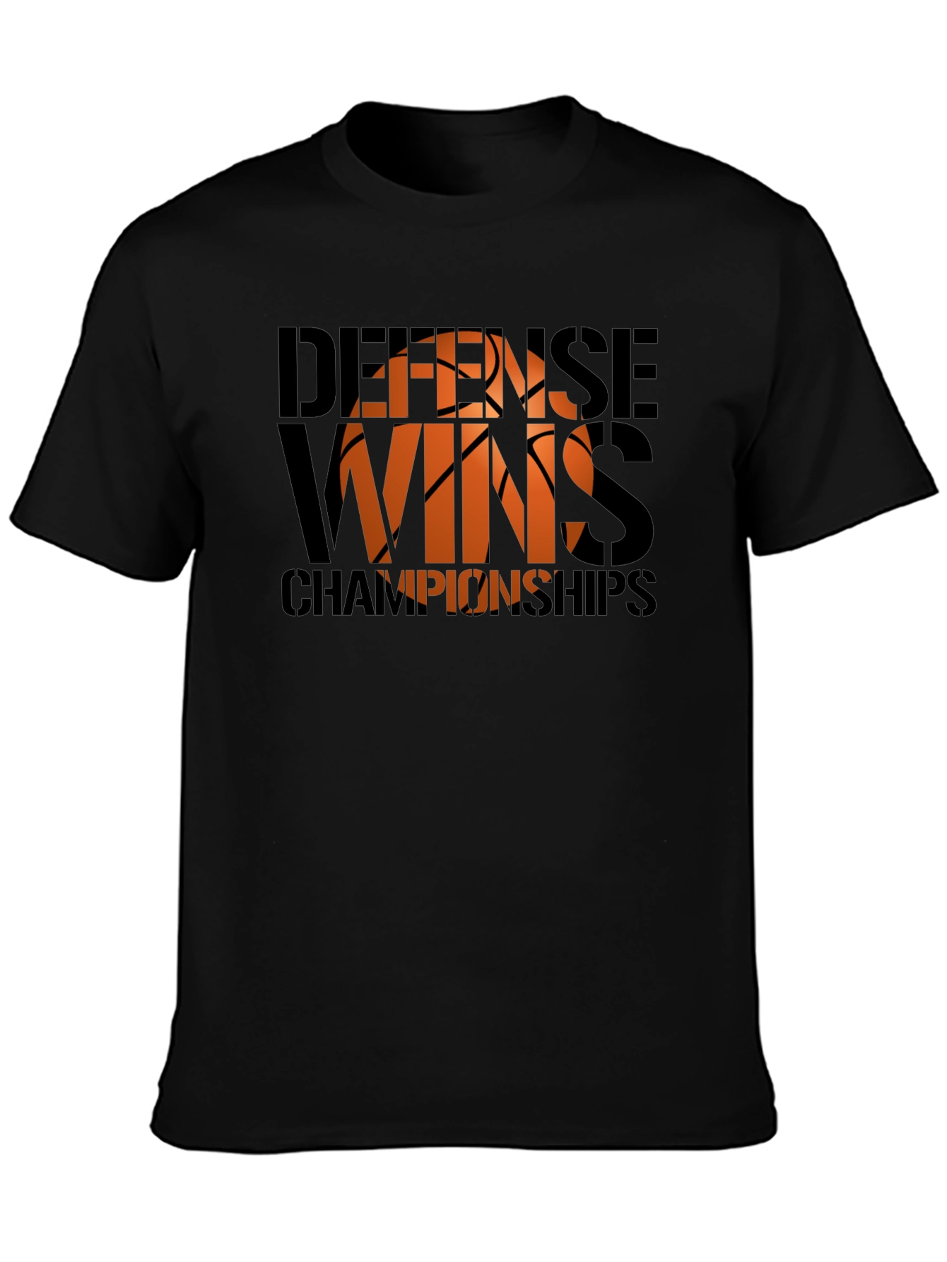 Defense Wins Championships Basketball Graphic Tee