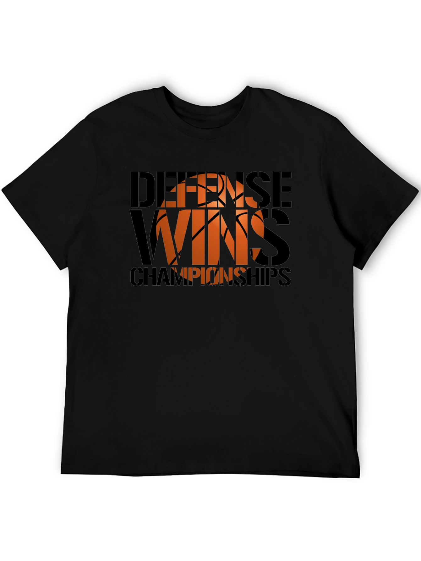 Defense Wins Championships Basketball Graphic Tee