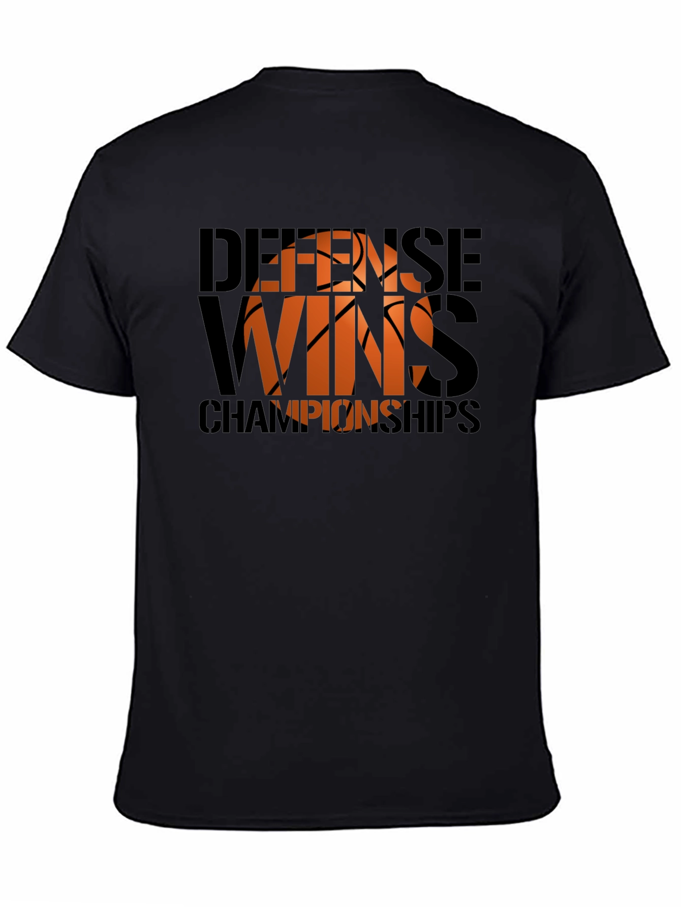 Defense Wins Championships Basketball Graphic Tee