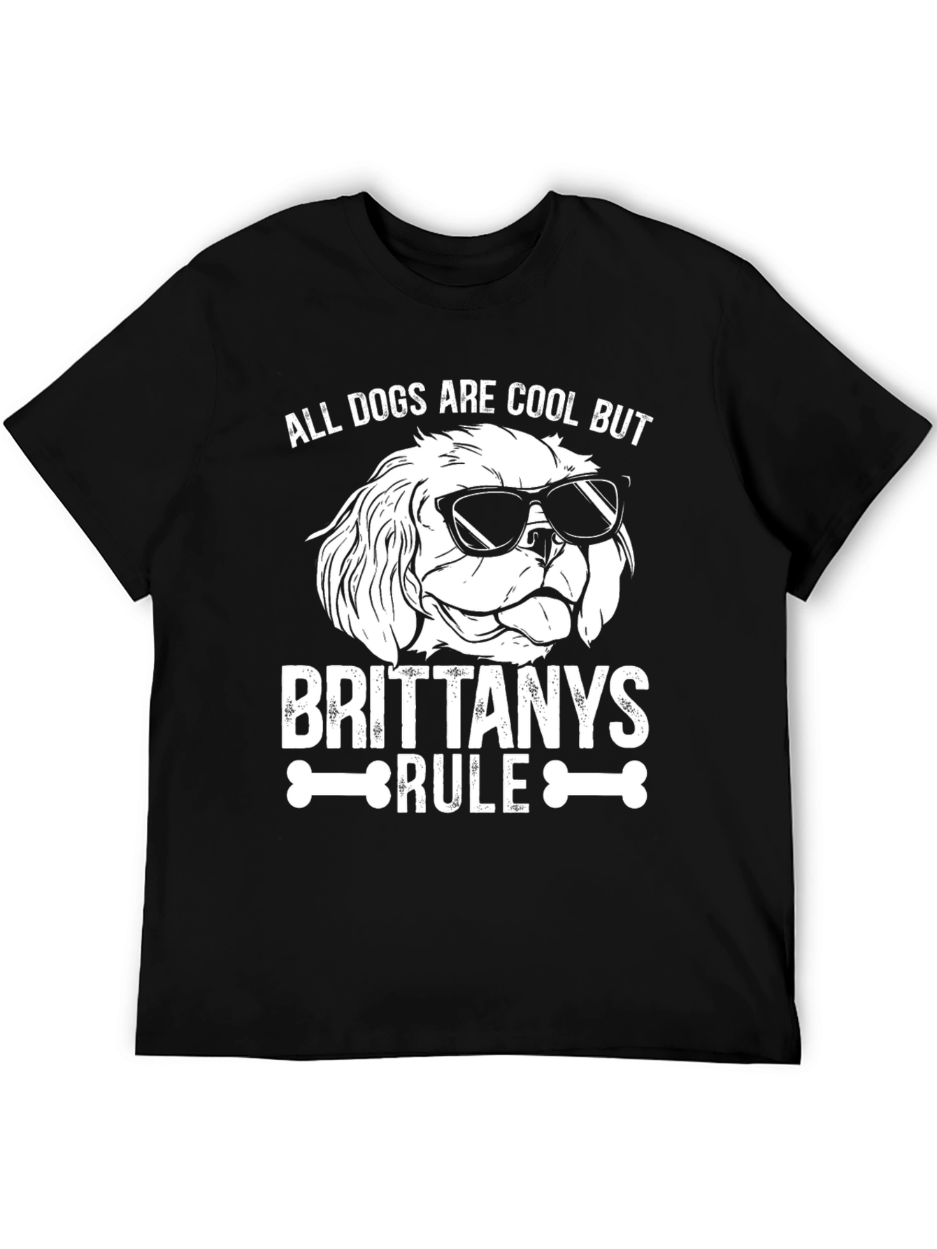 Cool Dogs Graphic T-Shirt - Brittany Spaniel Lovers