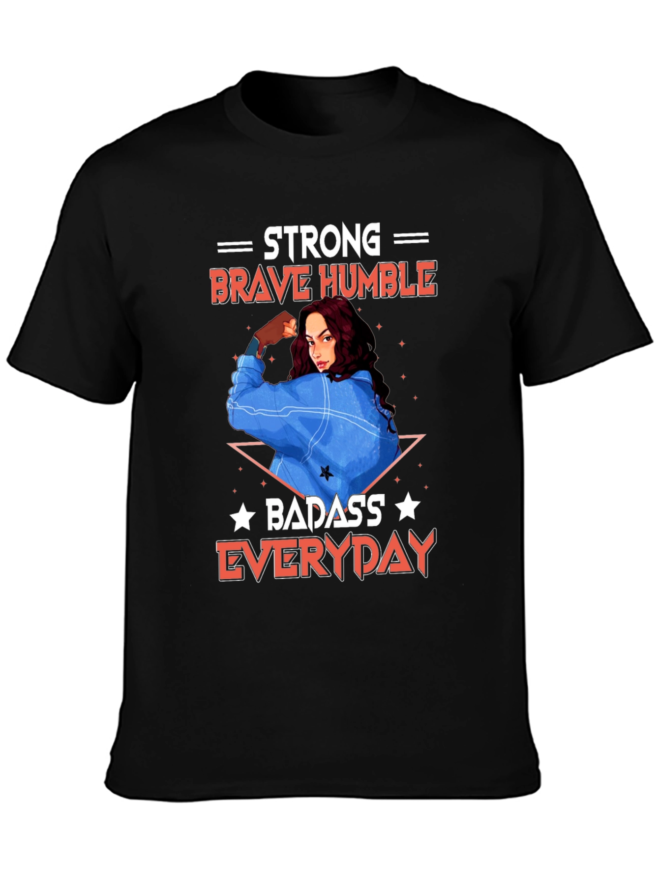 Strong Brave Humble Graphic T-Shirt